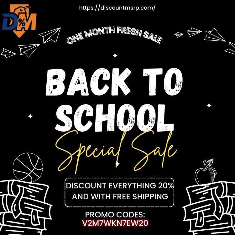Back to school sale - Discount Msrp