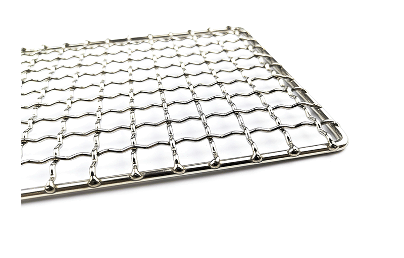 Outdoor Camping Pot Rack Square 304 Stainless Steel Barbecue Mesh Simple Firewood Stove Barbecue Rack - Discount Msrp