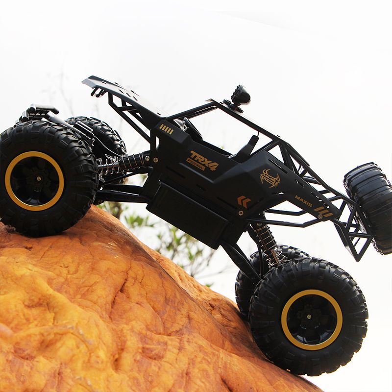 RC 37cm 4WD Large Remote Control Cars Rock Crawler Monster Truck Kids Toy Gift - Discount Msrp