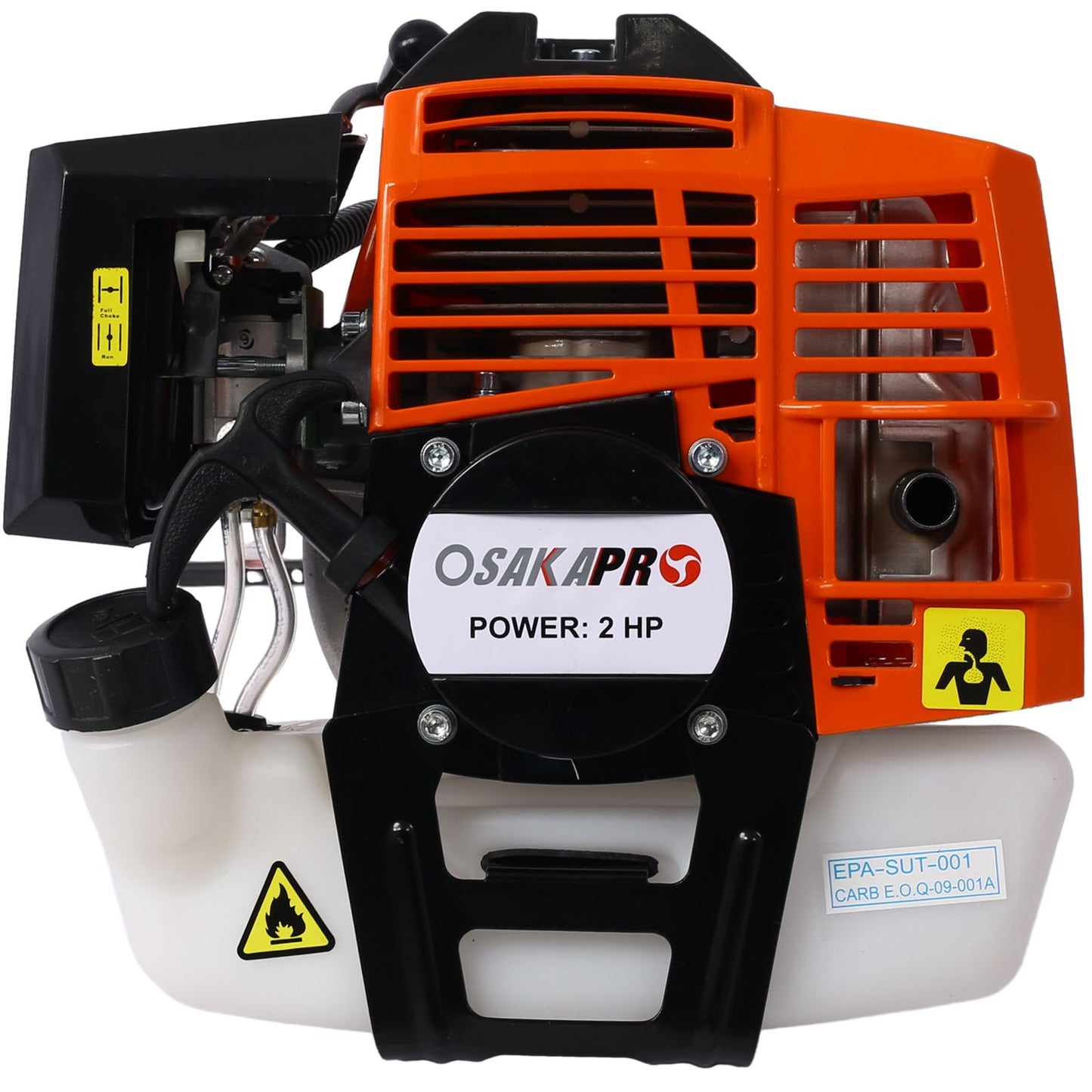 5 in 1 Multi-Functional Trimming Tool, 56CC 2-Cycle Garden Tool System with Gas Pole Saw, Hedge Trimmer, Grass Trimmer, and Brush Cutter EPA Compliant - Discount Msrp