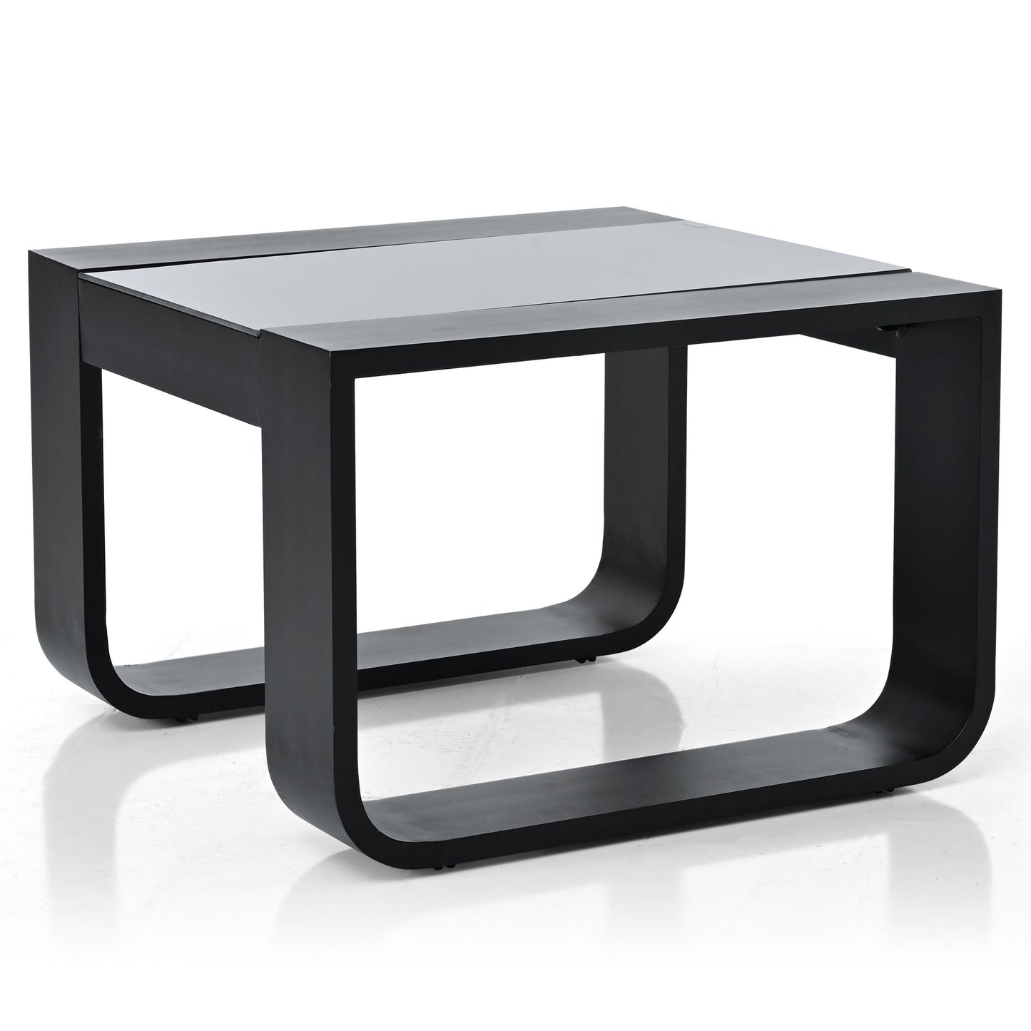 3-pieces Aluminum Frame Patio Furniture With 6.7" Thick Cushion And Coffee Table, All Weather Use Olefin fabric Outdoor Chair - Discount Msrp