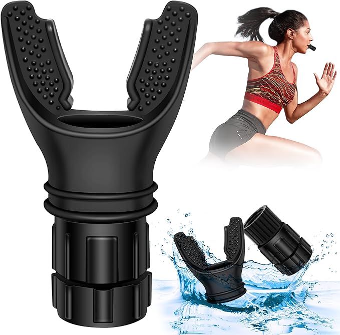 Breathing Trainer Lung Respirator Fitness Equipment - Adjustable Resistance For Respiratory Muscle Training, Reduce Shortness Of Breath - Discount Msrp