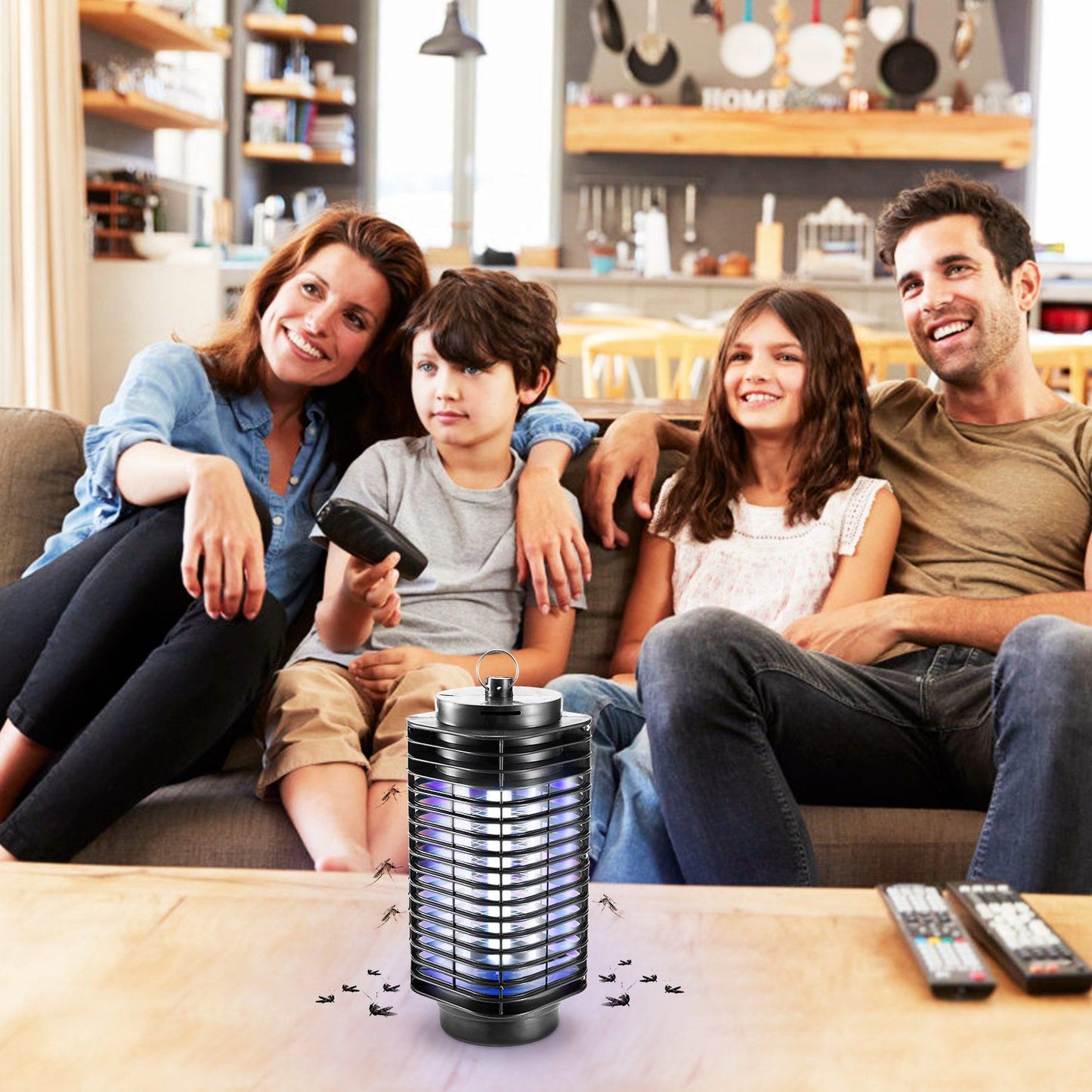 Electric Bug Zapper UV Light Flying Zapper Insect Killer Lamps Pest Mosquito Fly Trap Catcher Odorless Noiseless for Home Restaurant - Discount Msrp
