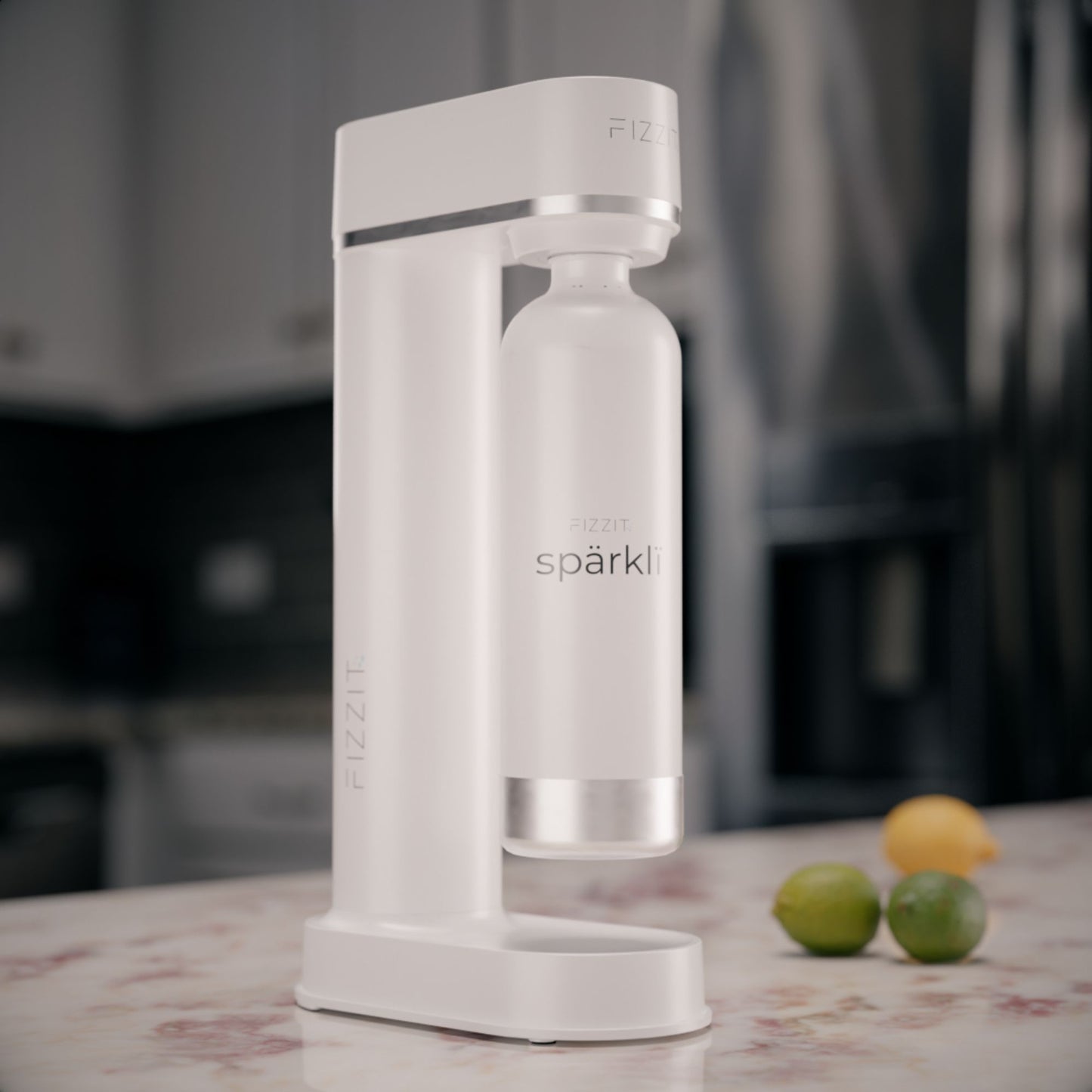 FIZZIT™ Spärklï Carbonated Water Soda Maker with Stainless Steel Bottle – Eco-Friendly, Dishwasher Bottles - Sparkling Water Maker - Discount Msrp