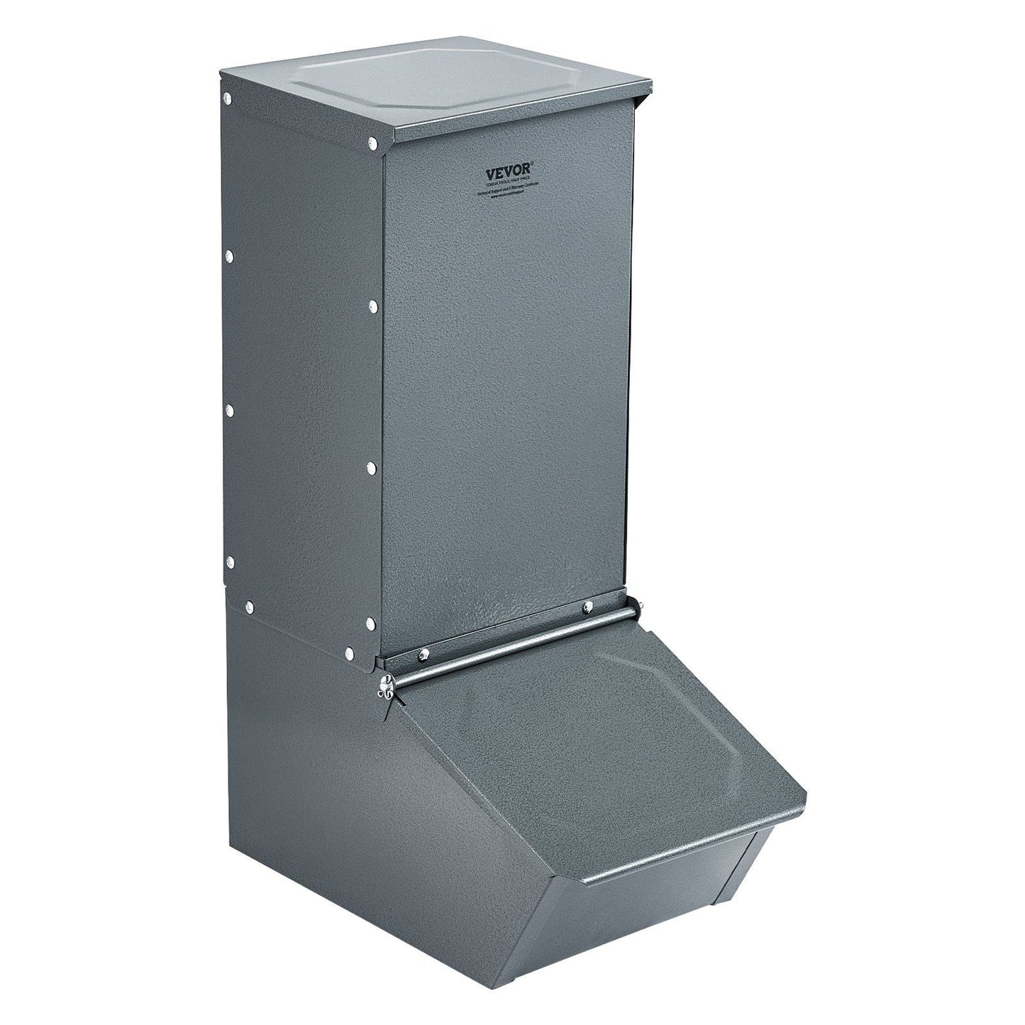 VEVOR Hog Feeder 2.2 Bushel Metal Double Door Pig Feeder Feeding up to 5 Hogs - Discount Msrp