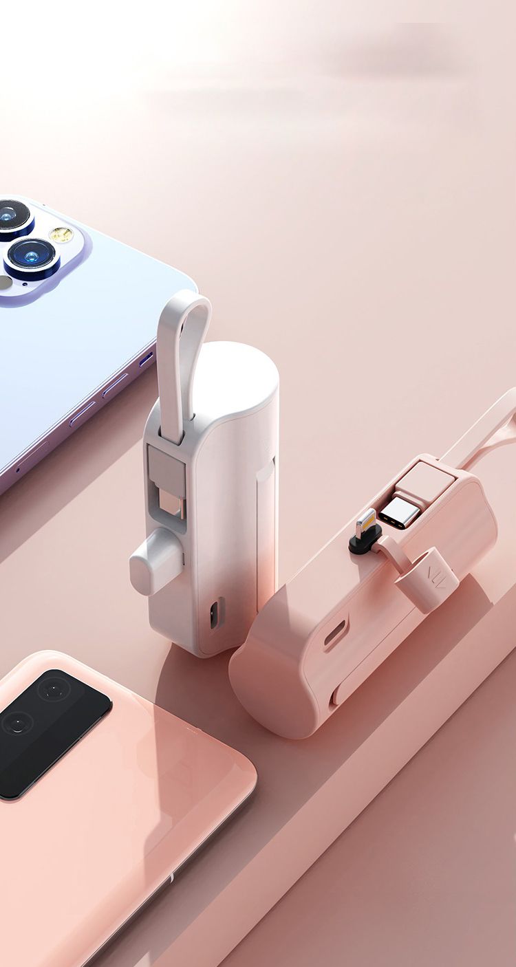 PowerKey – Keychain 2 in 1 Power Bank With Dual Charging Cord - Discount Msrp
