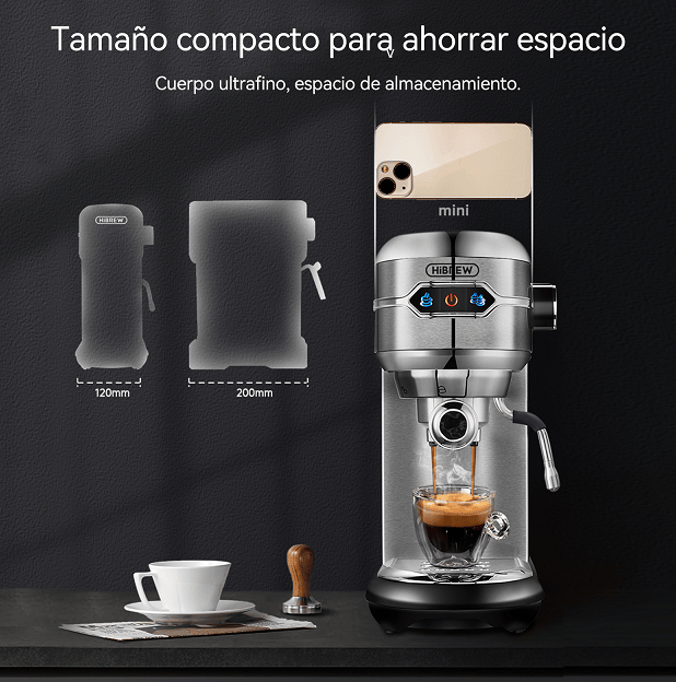 capsule + coffee powder + milk foam 3-in-1 semi-automatic coffee machine 19Bar extraction mocha Nestle espresso 1 cup / 2 cup, electronic button powder hammer 51mm touch sensing 1450W steam - Discount Msrp
