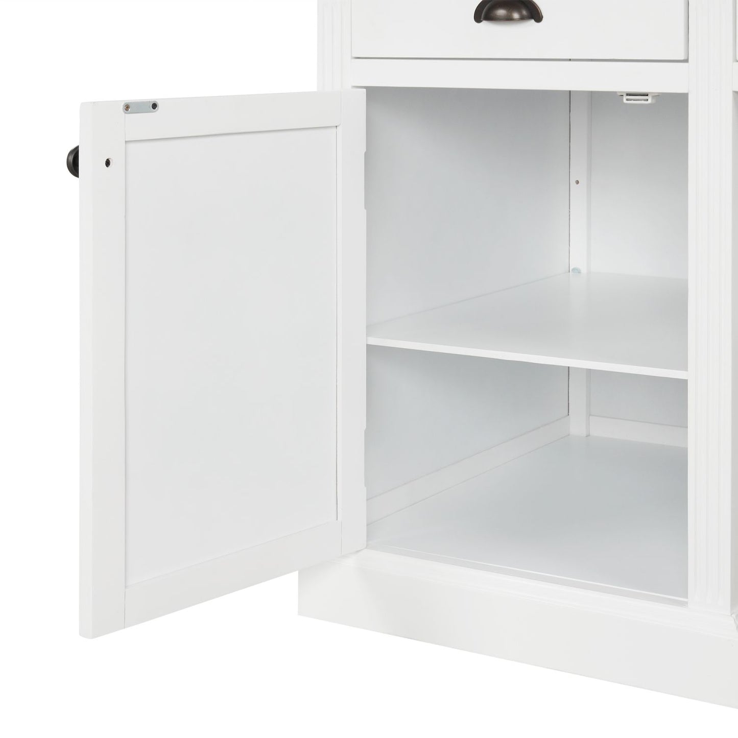 67''Modern Executive Desk,Computer Desk with 2 Storage Cabinet and 3 Drawers, Rectangle Home Office Desk with back ,Reading Desk,Writing Table,Workstation for Home Office,Living Room,study,White - Discount Msrp