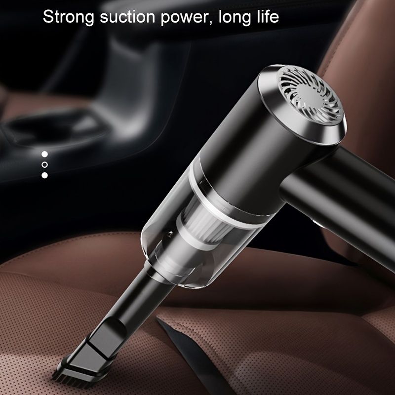 Portable Car Vacuum Cleaner; Rechargeable Handheld Automotive Vacuum Cleaner For Car Wireless Dust Catcher Cyclone Suction - Discount Msrp