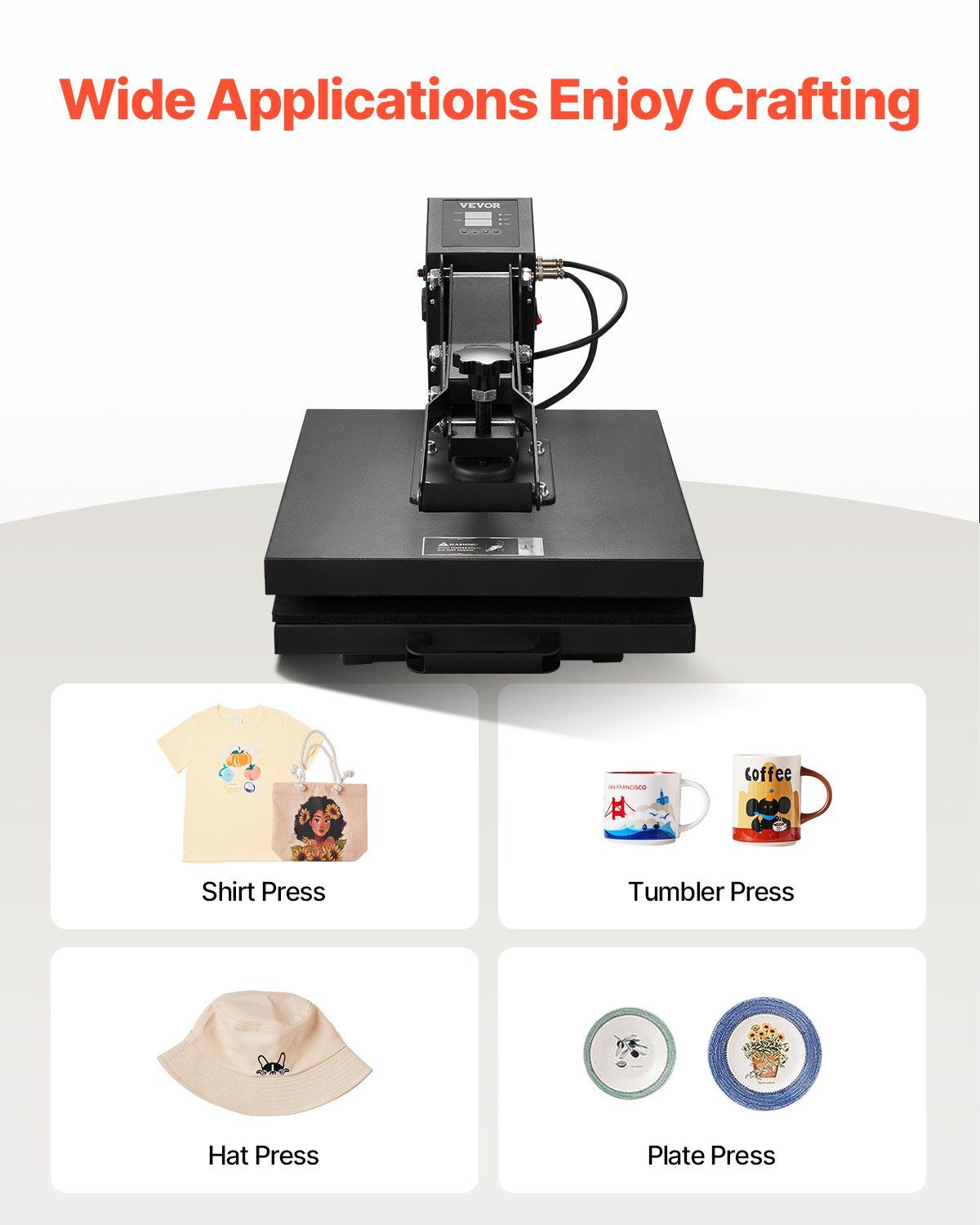 Heat Press Machine 15 x 15 inch Sublimation Printer Transfer for DIY T-shirt - Discount Msrp