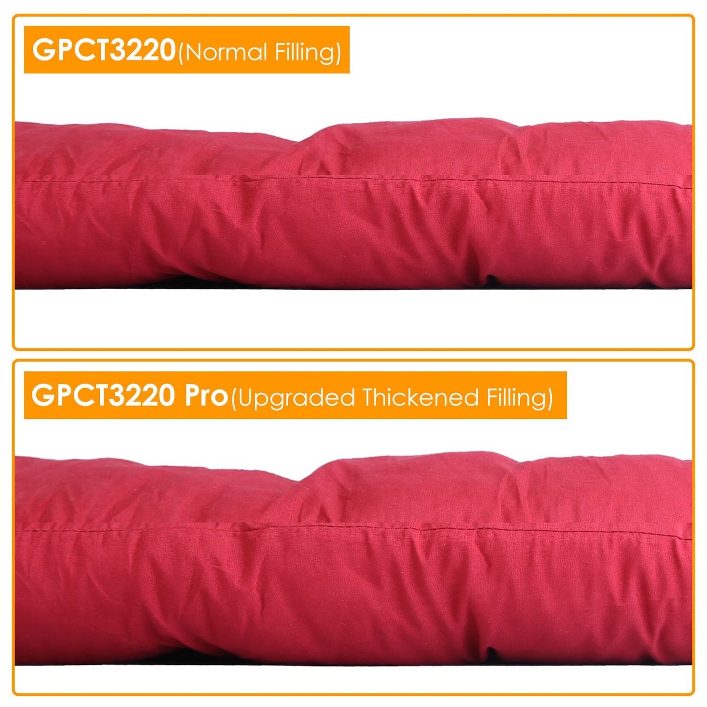 67x22in Chaise Lounger Cushion Recliner Rocking Chair Sofa Mat Deck Chair Cushion - Discount Msrp