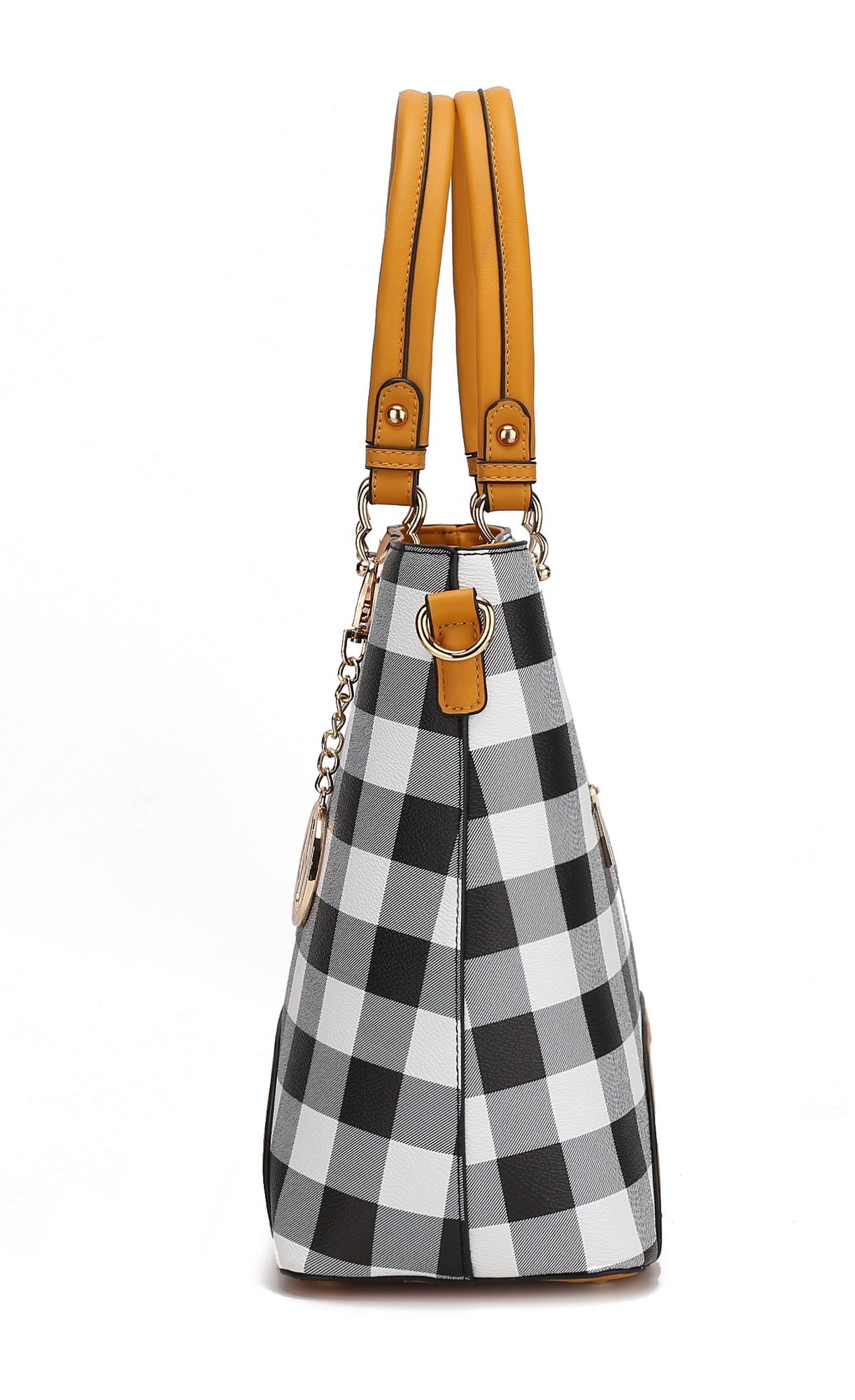 MKF Collection Gabriella Checkers Handbag with Wallet by Mia k - Discount Msrp