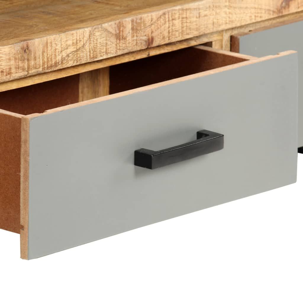 TV Stand 51.2"x11.8"x19.7" Solid Wood Mango - Discount Msrp