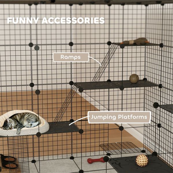 Cat Play Tunnel/Cat Cage ( Amazon Shipping)(Prohibited by WalMart) - Discount Msrp