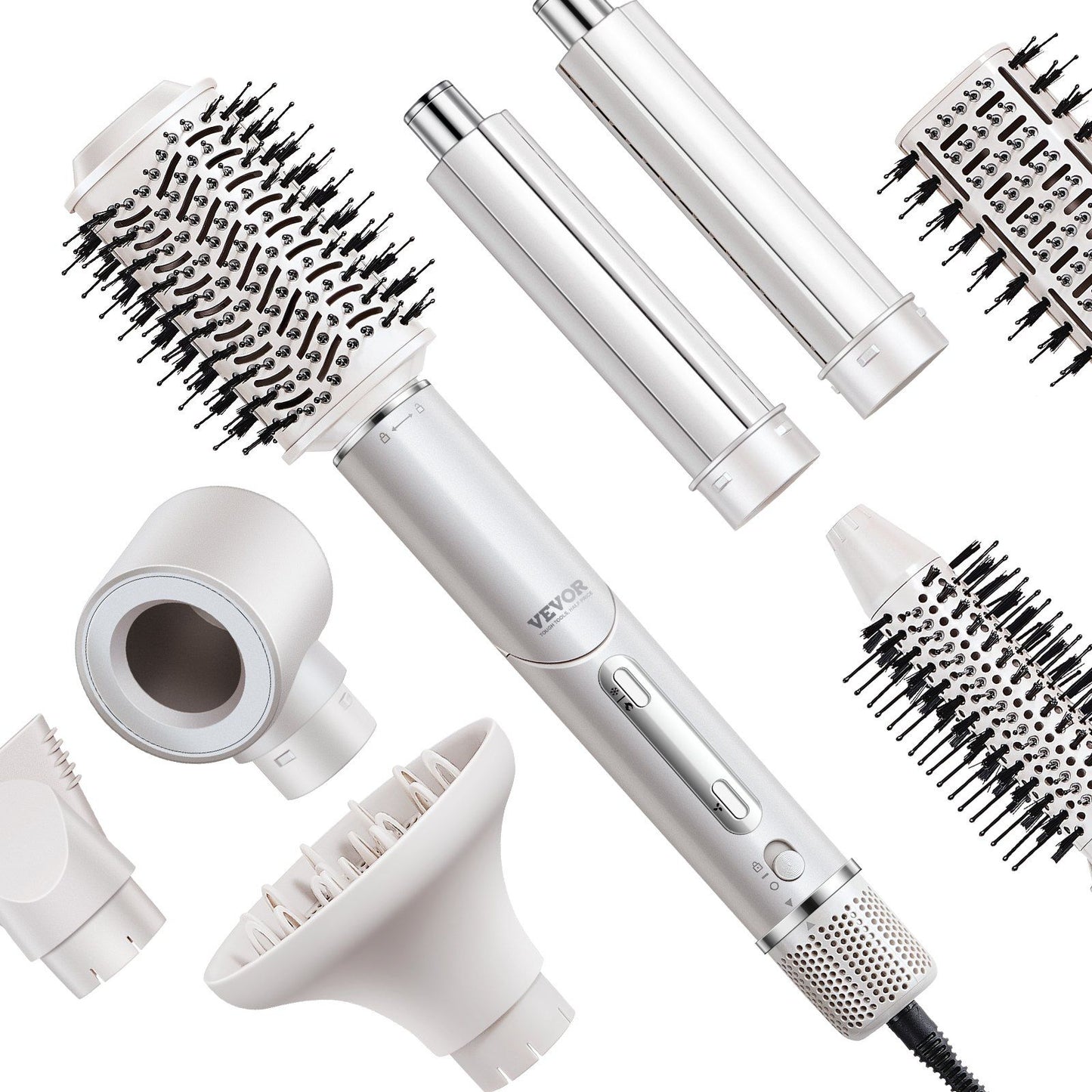 VEVOR Hair Dryer Brush 7-in-1 Professional Multi Styler for Drying Volumizing - Discount Msrp