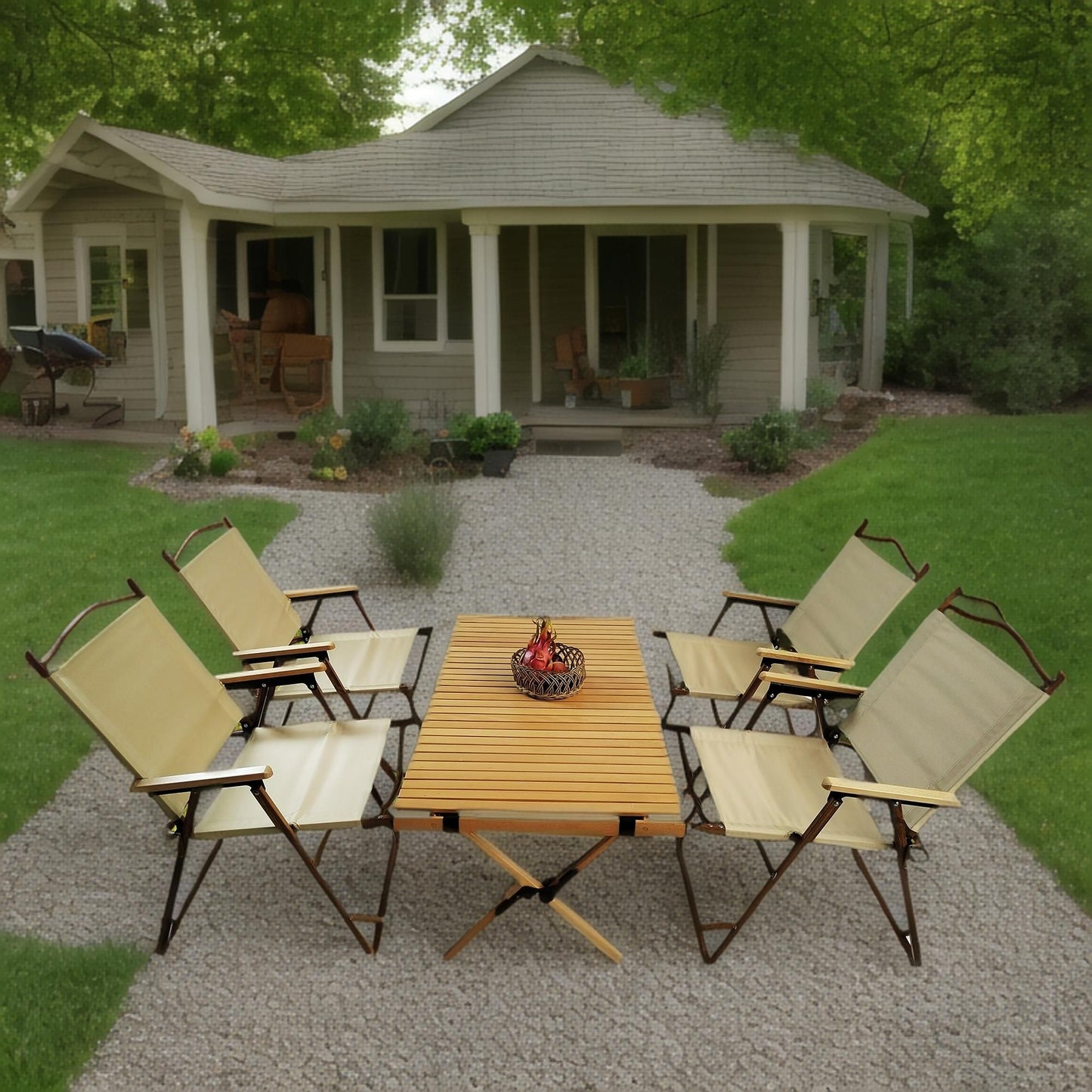 Multi-Function Foldable and Portable , Indoor and outdoor universal ,Natural - Discount Msrp