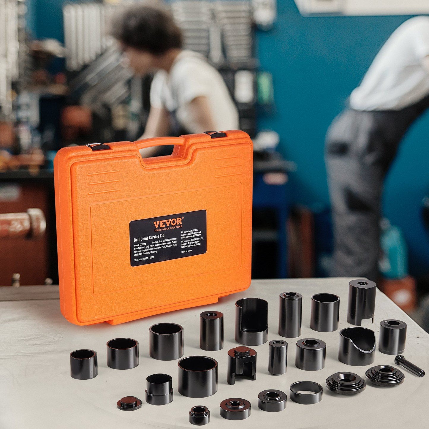 VEVOR Ball Joint Press Kit C-press Ball Joint Tools 25 pcs Automotive Repair Kit - Discount Msrp