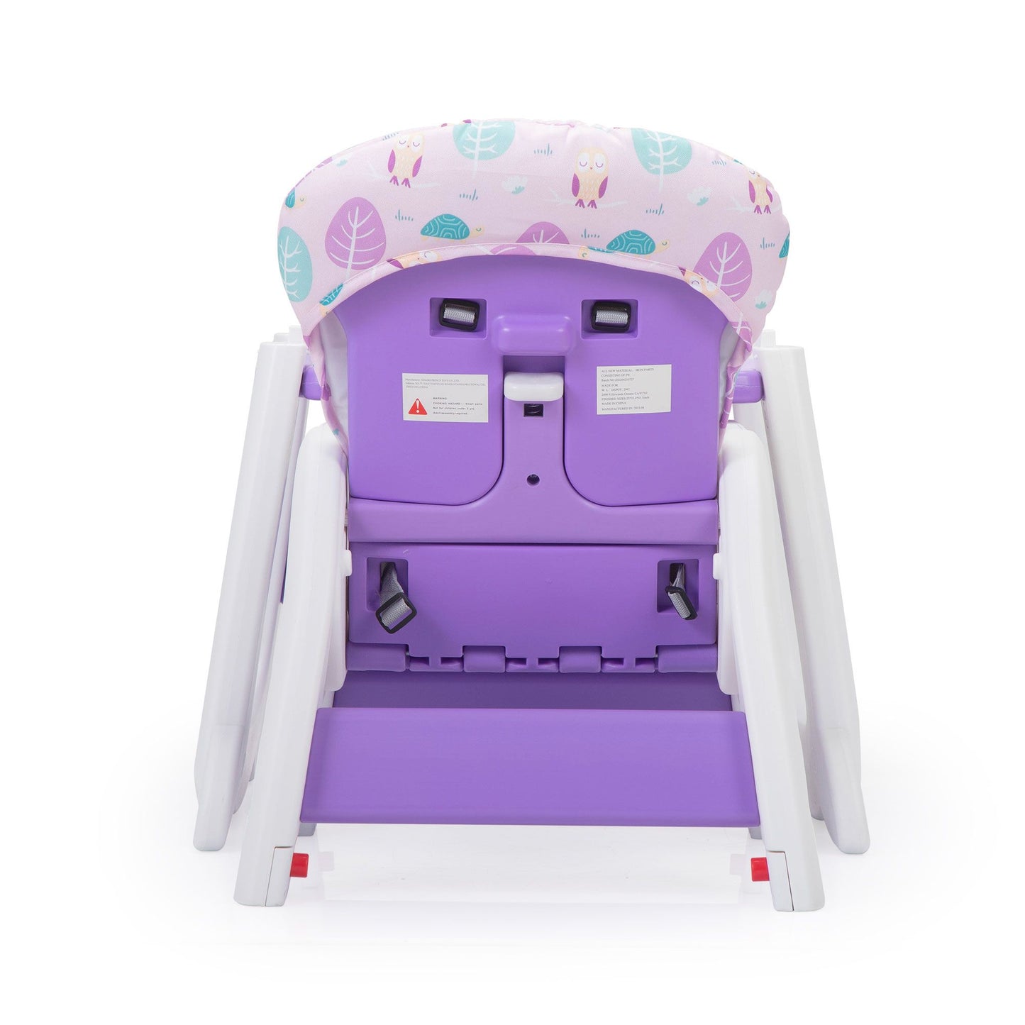 Multipurpose Adjustable Highchair,Children's dining chair for Baby Toddler Dinning Table with Feeding Tray and 5-Point Safety Buckle XH - Discount Msrp