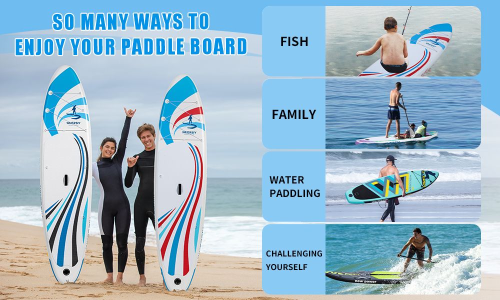 inflatable paddle board 10'6 including sup paddle, paddleboard backpack, pump, leash - Discount Msrp