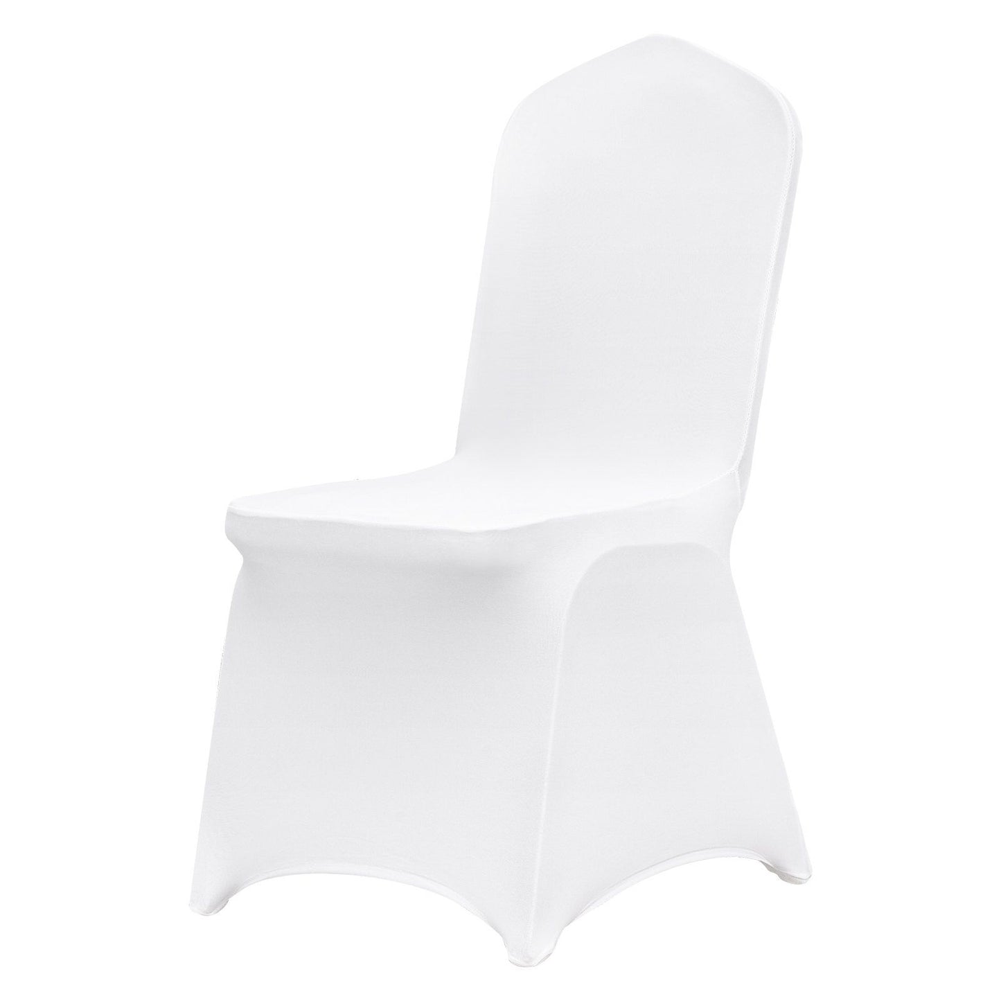 VEVOR Stretch Spandex Folding Chair Covers, Universal Fitted Chair Cover, Removable Washable Protective Slipcovers, for Wedding, Holiday, Banquet, Party, Celebration, Dining (50PCS White) - Discount Msrp