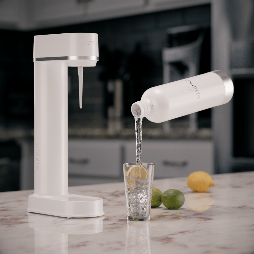 FIZZIT™ Spärklï Carbonated Water Soda Maker with Stainless Steel Bottle – Eco-Friendly, Dishwasher Bottles - Sparkling Water Maker - Discount Msrp