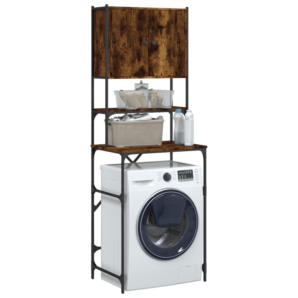 Washing Machine Cabinet Smoked Oak 26.8"x19.1"x76.4" - Discount Msrp