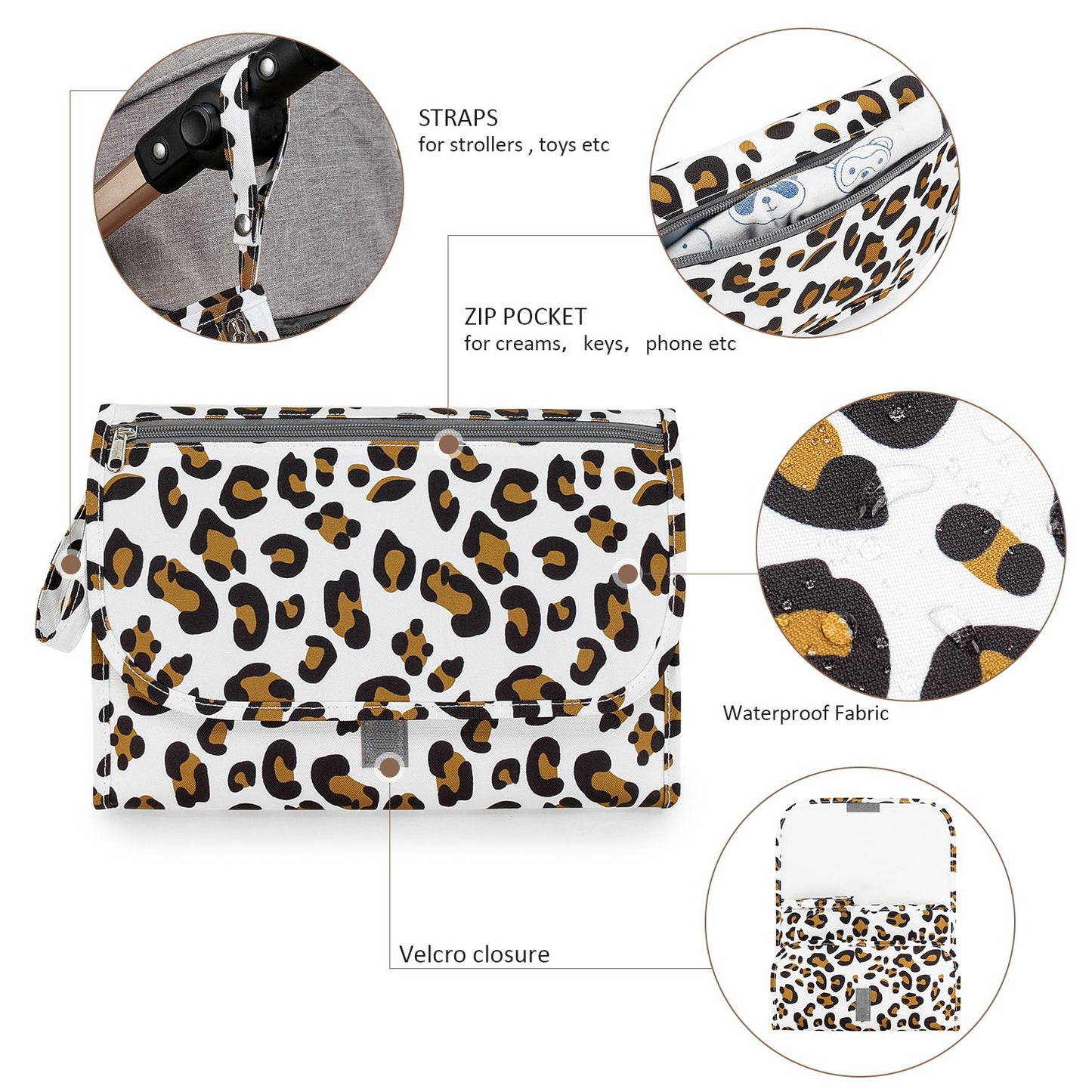 Baby changing diaper pad mother and baby travel portable waterproof diaper pad multifunctional wet wipes bag mommy bag accessories - Discount Msrp