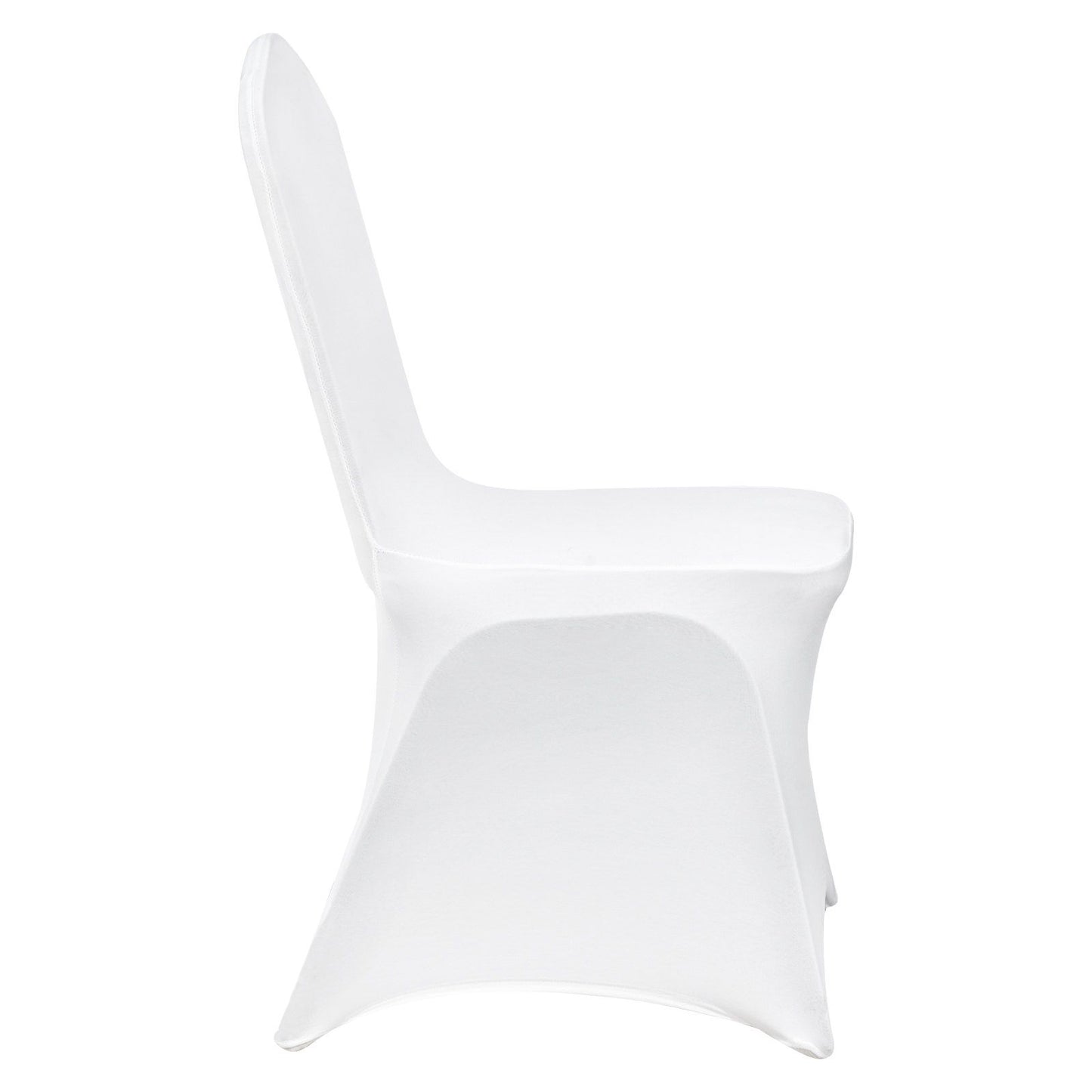 VEVOR Stretch Spandex Folding Chair Covers, Universal Fitted Chair Cover, Removable Washable Protective Slipcovers, for Wedding, Holiday, Banquet, Party, Celebration, Dining (50PCS White) - Discount Msrp