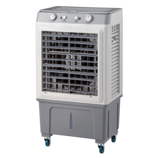 3 in 1 Portable Evaporative Cooler,Indoor,Outdoor,2353CFM Personal Air Cooler,7.9 Gal Large Water Tank & Scroll Casters, 4 Ice Packs,White, Manual control - Discount Msrp