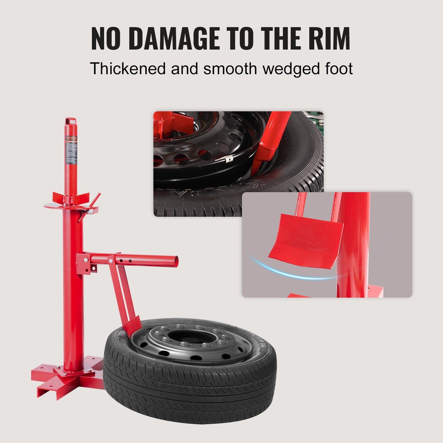 VEVOR Manual Tire Changer, Portable Hand Bead Breaker Mounting Tool for 203 - 406 mm Tires, Compatible with Car Truck Trailer, Tire Mounting Machine for Home Garage Small Auto Shop - Discount Msrp