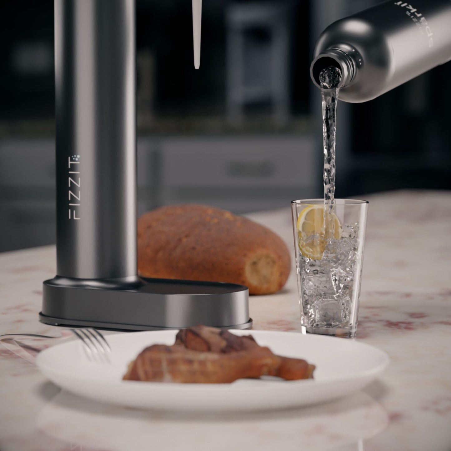 FIZZIT™ Spärklï Carbonated Water Soda Maker with Stainless Steel Bottle – Eco-Friendly, Dishwasher Bottles - Sparkling Water Maker - Discount Msrp