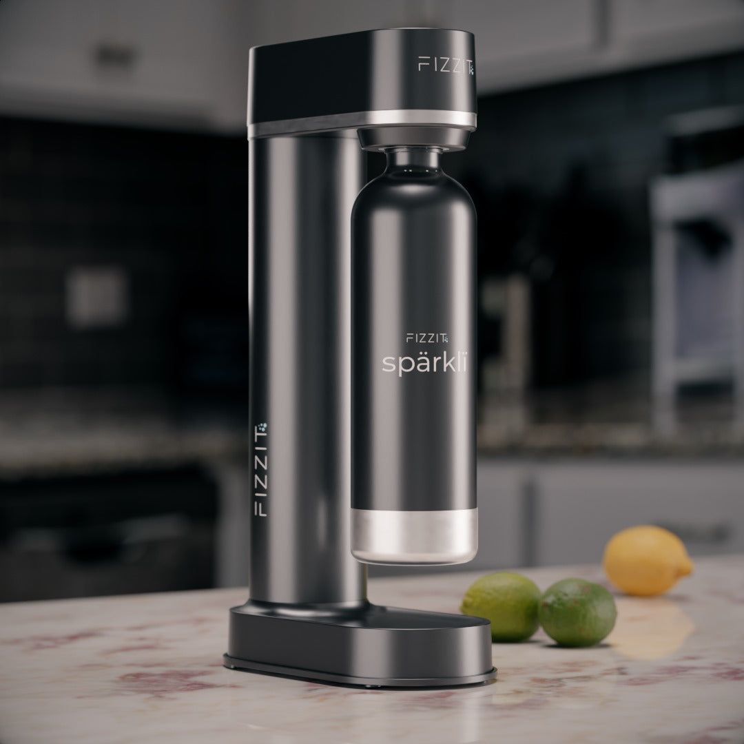 FIZZIT™ Spärklï Carbonated Water Soda Maker with Stainless Steel Bottle – Eco-Friendly, Dishwasher Bottles - Sparkling Water Maker - Discount Msrp