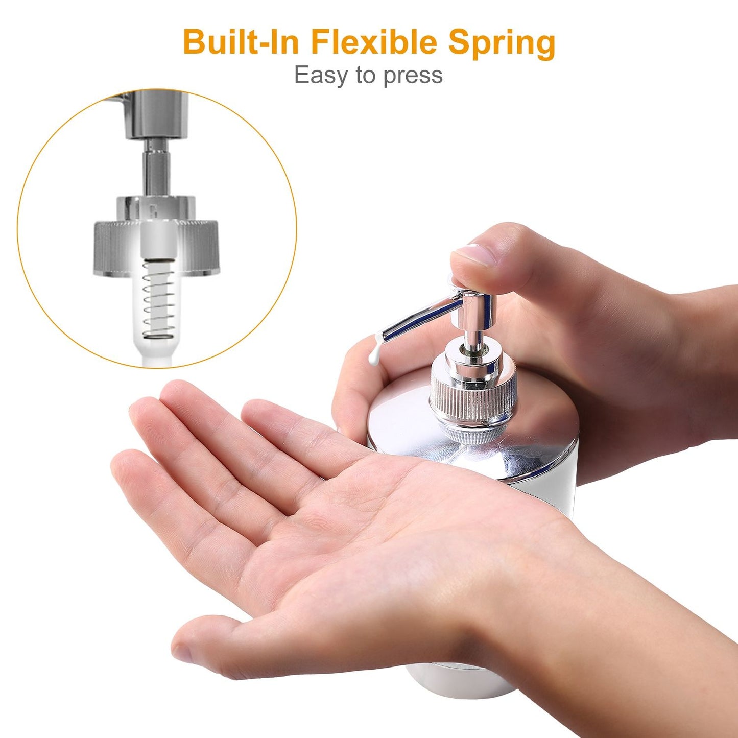 Bathroom Accessories Set 6 Pcs Bathroom Set Ensemble Complete Soap Dispenser Toothbrush Holder - Discount Msrp