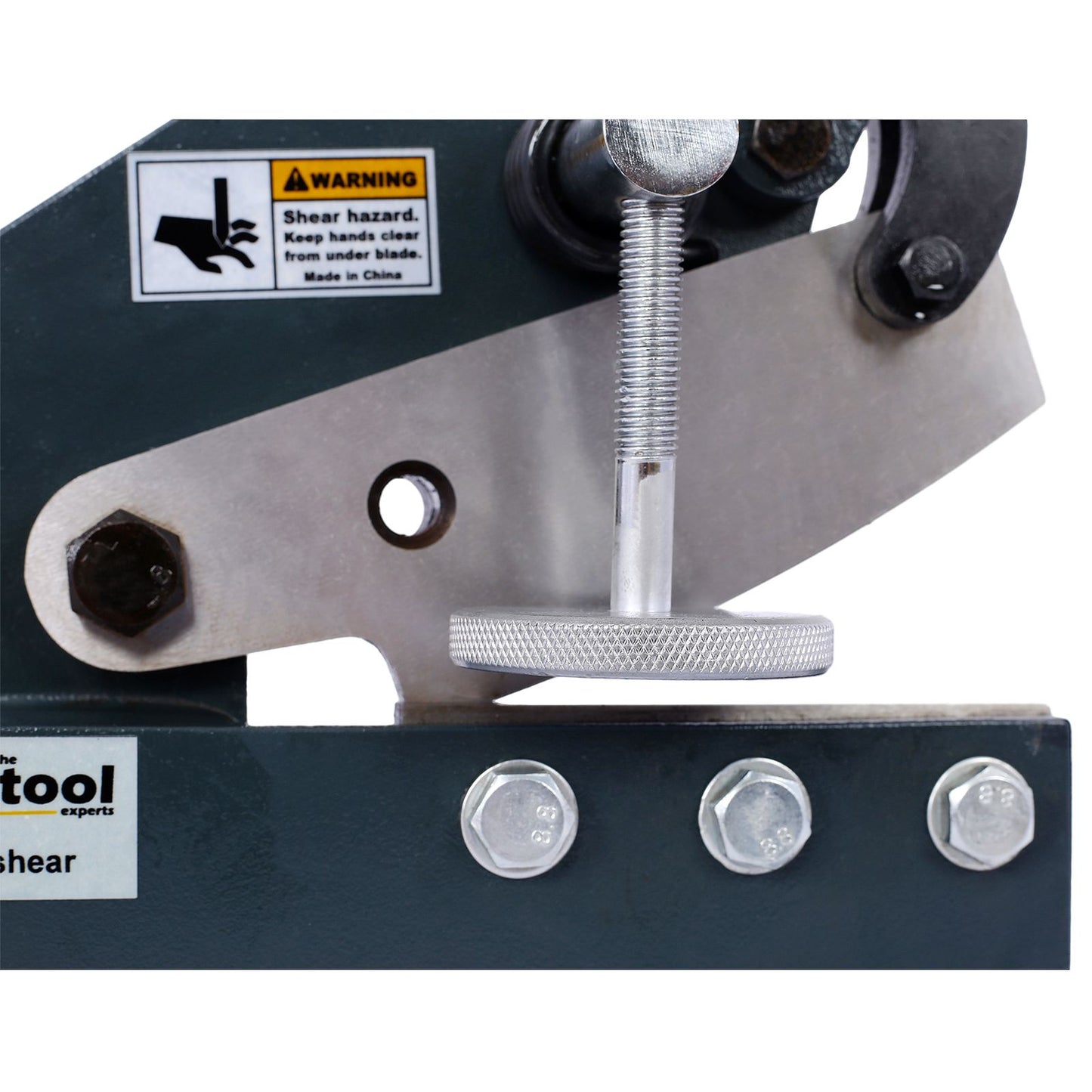 Industrial 5-Inch Sheet Metal Plate Shear, Solid Construction Mounting Type Metal Shear, High Precision Manual Hand Plate Shear - Discount Msrp