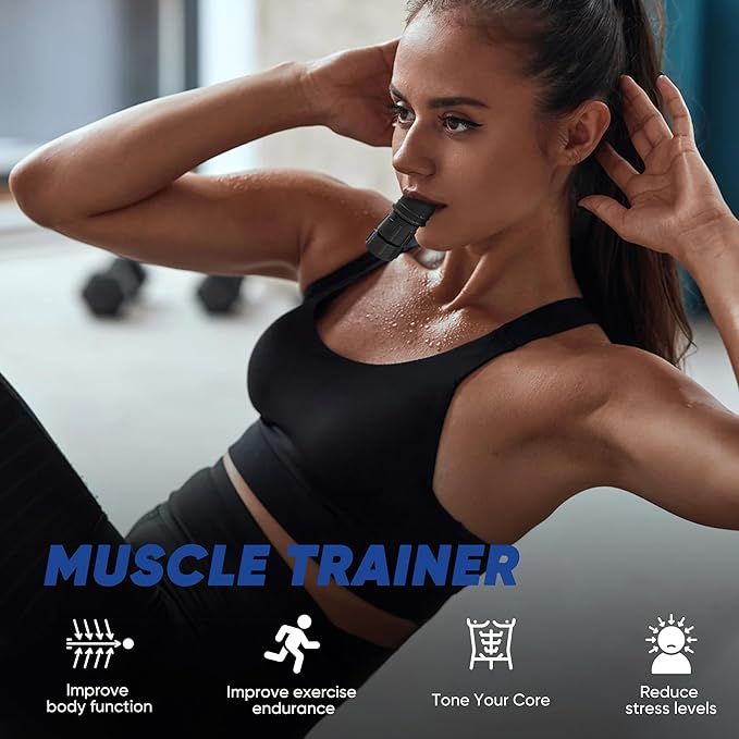 Breathing Trainer Lung Respirator Fitness Equipment - Adjustable Resistance For Respiratory Muscle Training, Reduce Shortness Of Breath - Discount Msrp