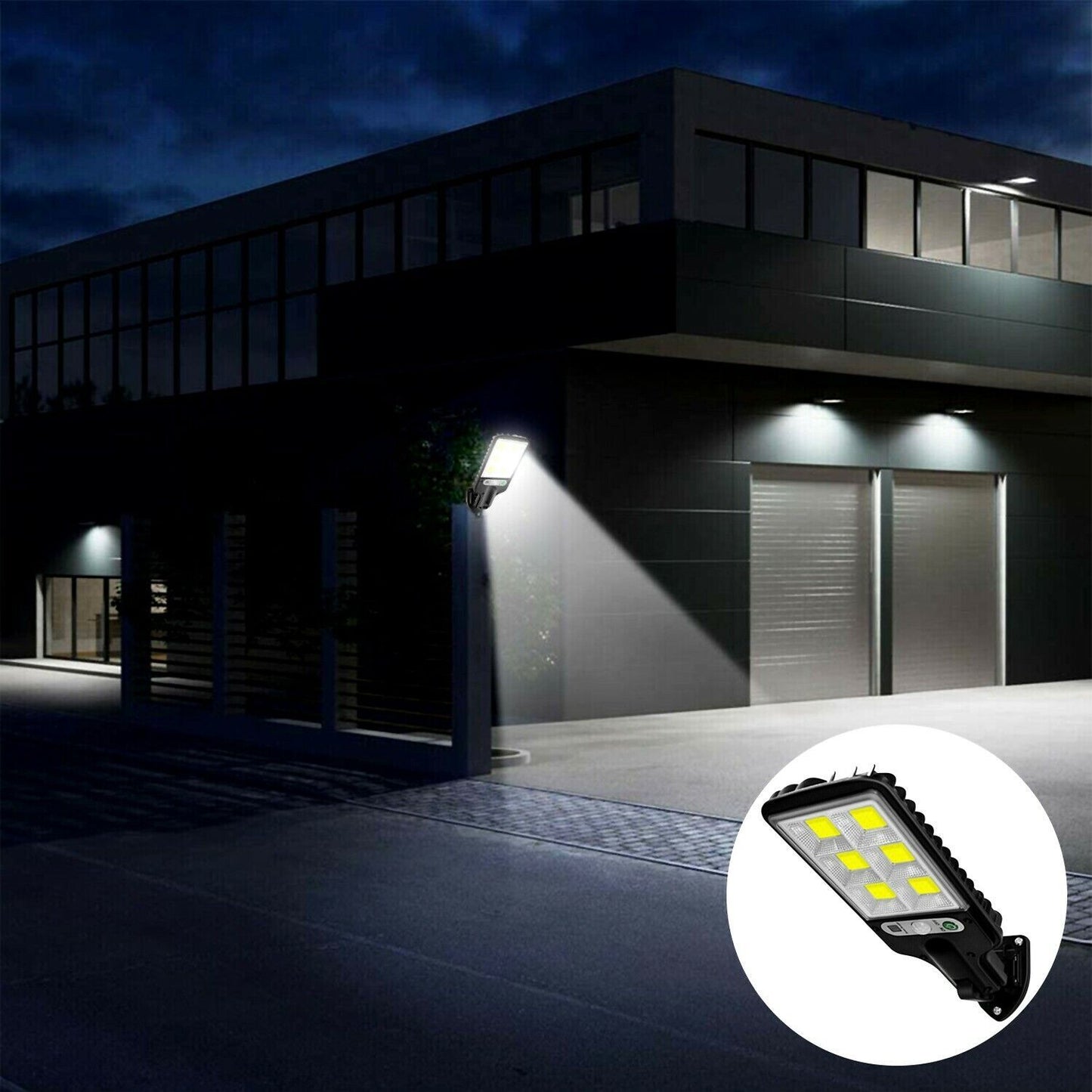 LED Solar Motion Sensor Light Bright Garden Outdoor Street Wall Lamp Solar Wall Lamp Lights Outdoor Road Lamp For Garden, Yard, Garage, Path - Discount Msrp