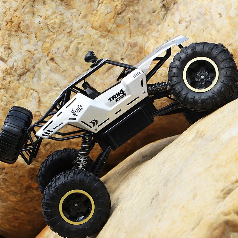 RC 37cm 4WD Large Remote Control Cars Rock Crawler Monster Truck Kids Toy Gift - Discount Msrp