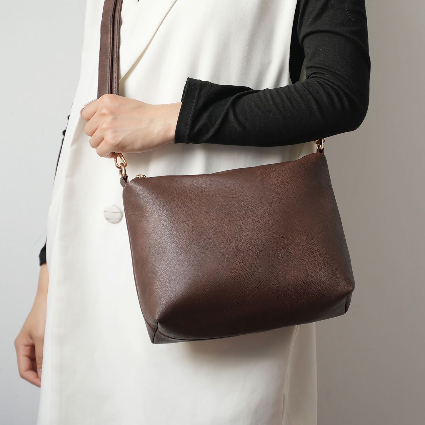 MKF Collection Mariahna 3 PCS Shopper Tote, Cross and Wallet Handbag by Mia K - Discount Msrp