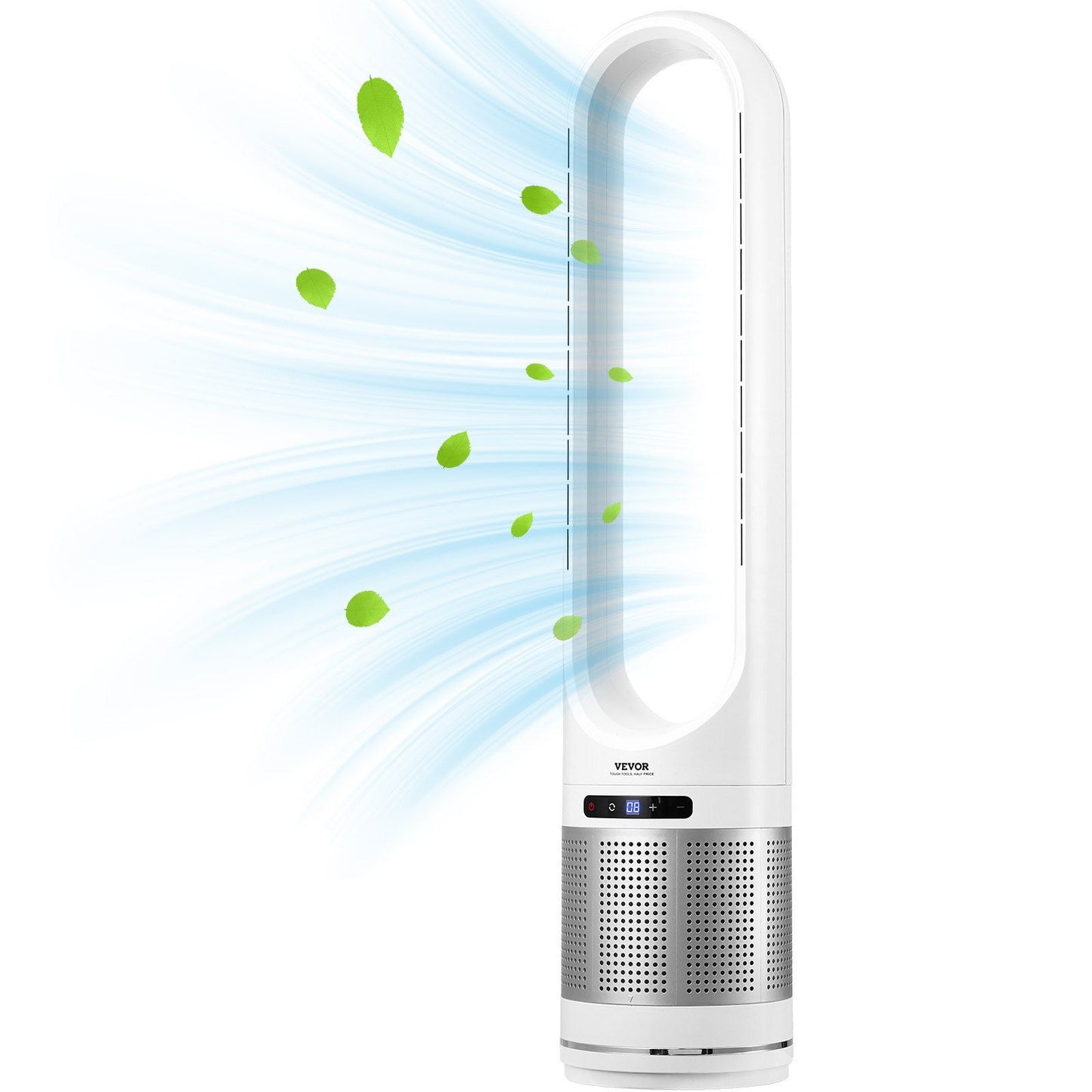 40" Oscillating Tower Fan 8H Timer 15.4ft/s High Velocity with Remote Control - Discount Msrp