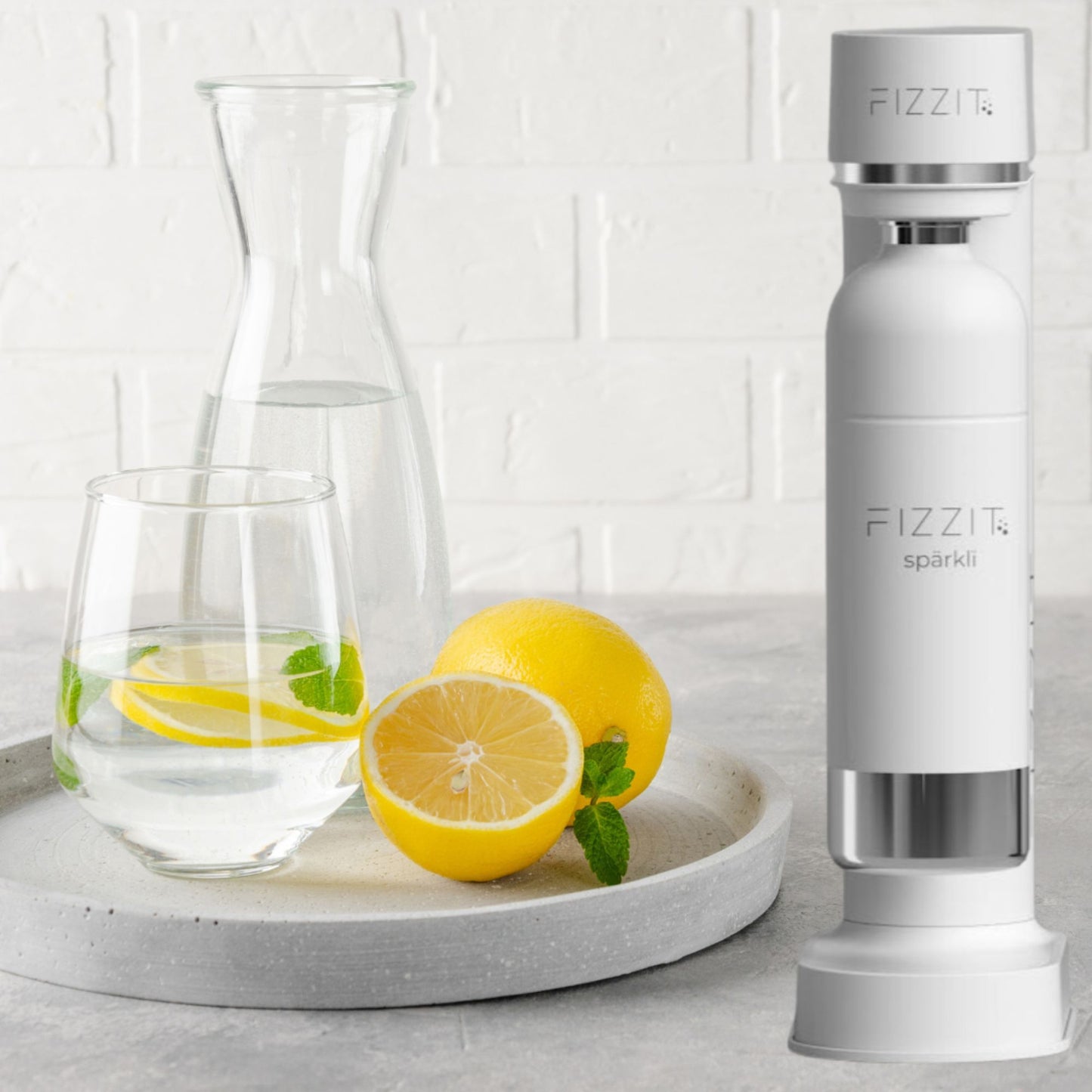FIZZIT™ Spärklï Carbonated Water Soda Maker with Stainless Steel Bottle – Eco-Friendly, Dishwasher Bottles - Sparkling Water Maker - Discount Msrp