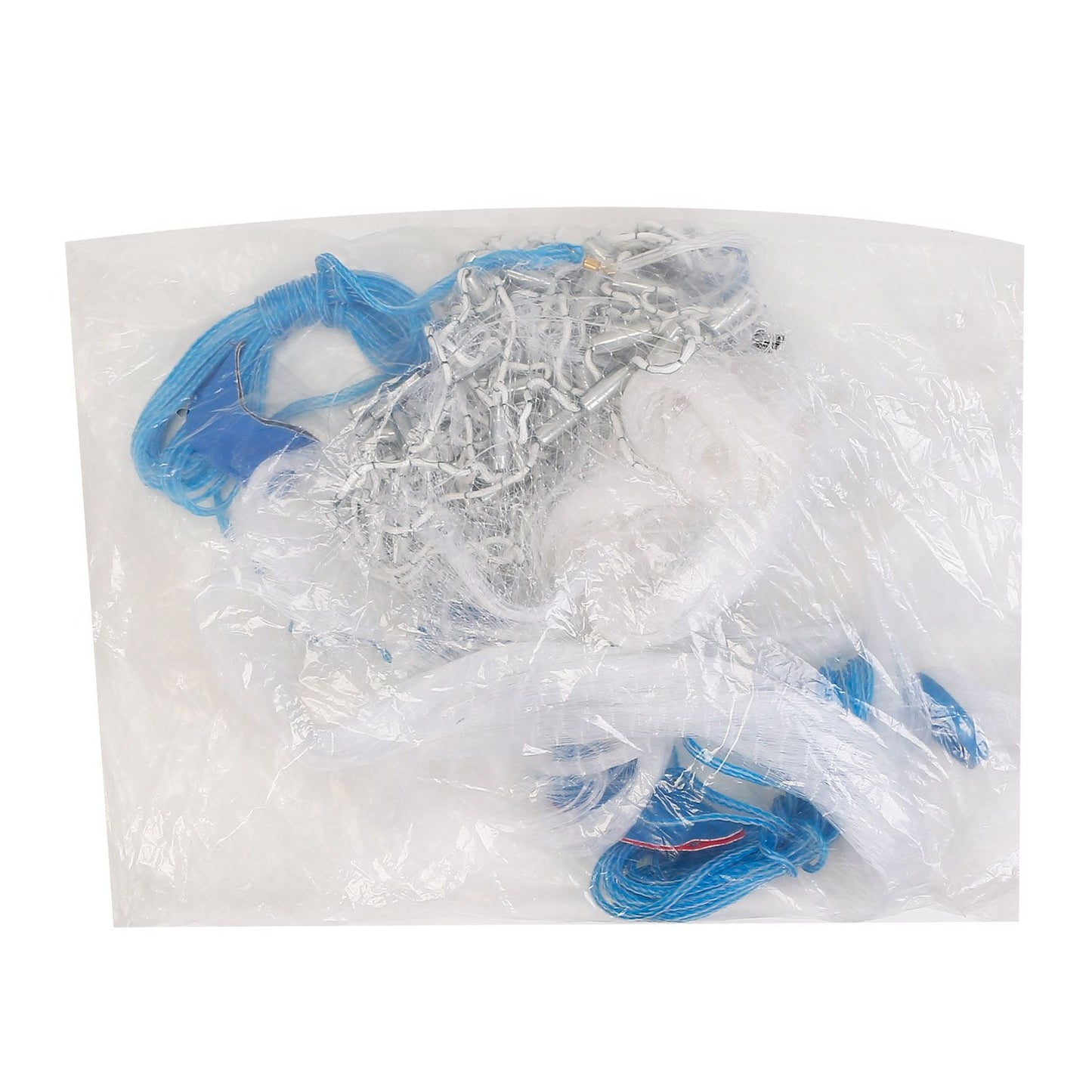 Fishing Cast Net Bait Trap Easy Throw Heavy Duty Hand Cast Net with Chain Sinker Bottom Spread - Discount Msrp