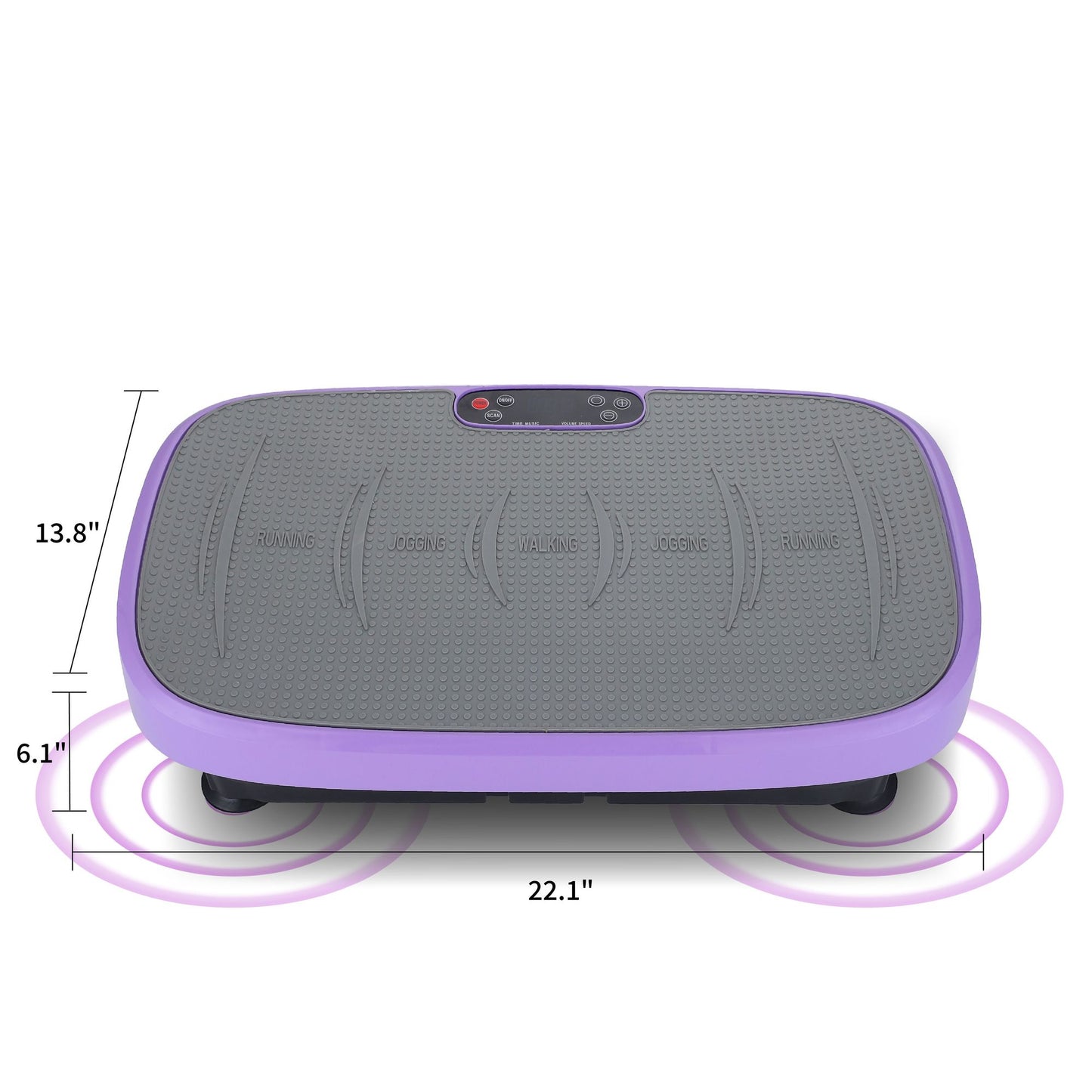 Vibration Plate Fitness Platform, Whole Body Exercise Machine for Lymphatic Drainage, Shaking Workout Board with 120 Speed Levels, Fat Burner and Weight Loss Equipment for Men and Women. - Discount Msrp