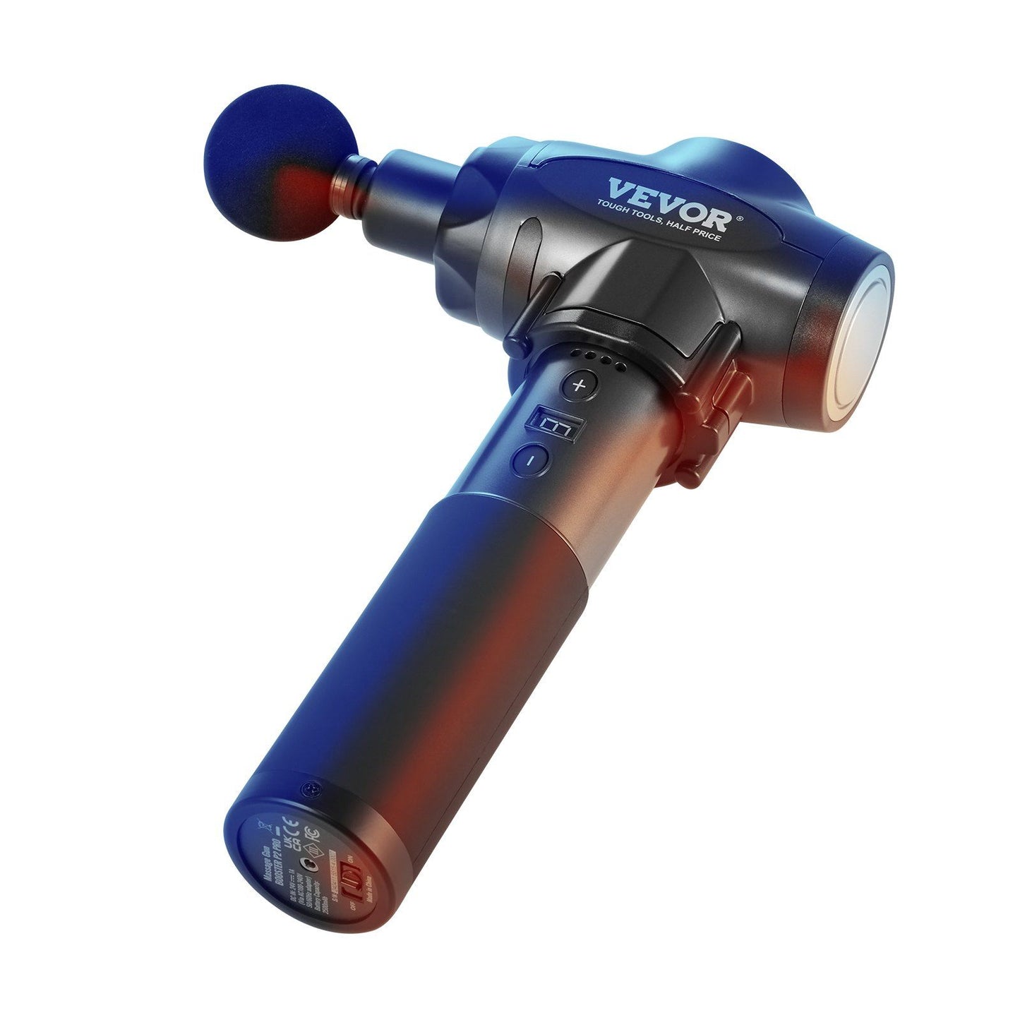 VEVOR Massage Gun Deep Tissue with 9 Speed Levels & 6 Massage Heads, 24V 2500mAh Batteries, Percussion Muscle Massager for Athletes, Handheld Electric Massage Gun for Pain Relief, Muscle Relaxation - Discount Msrp