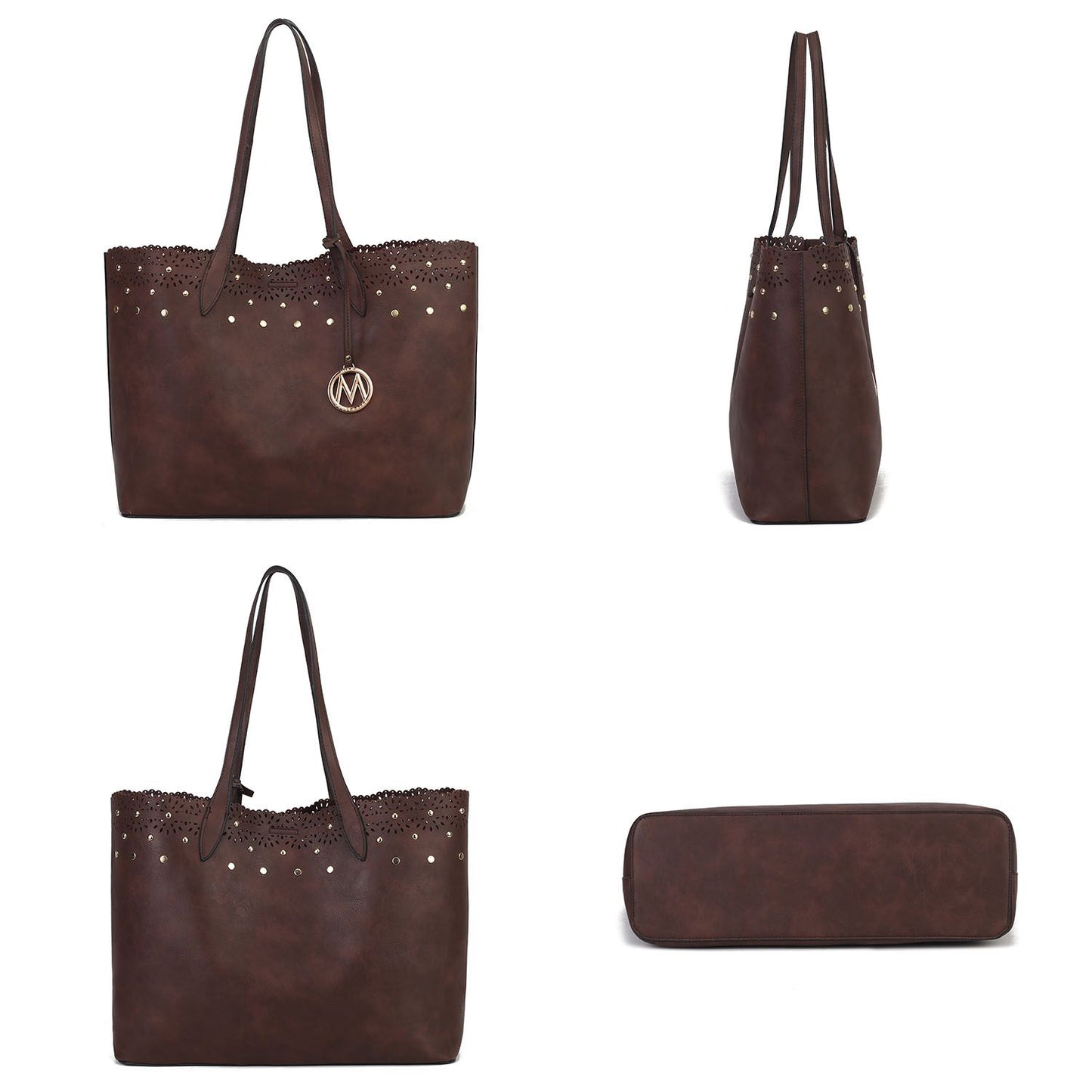 MKF Collection Mariahna 3 PCS Shopper Tote, Cross and Wallet Handbag by Mia K - Discount Msrp