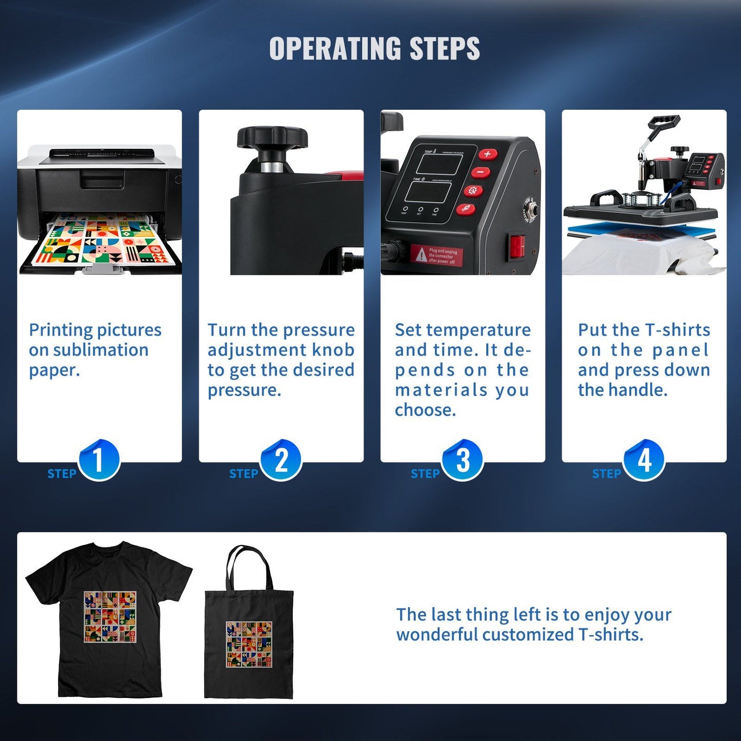 VEVOR Heat Press, 5 in 1 Heat Press Machine Machine 12x15, Clamshell Sublimation Transfer Printer Fast Heat-up, Digital Precise Temperature Control, Vinyl Heat Press for T-Shirt Plate Mug Cup, 900W - Discount Msrp