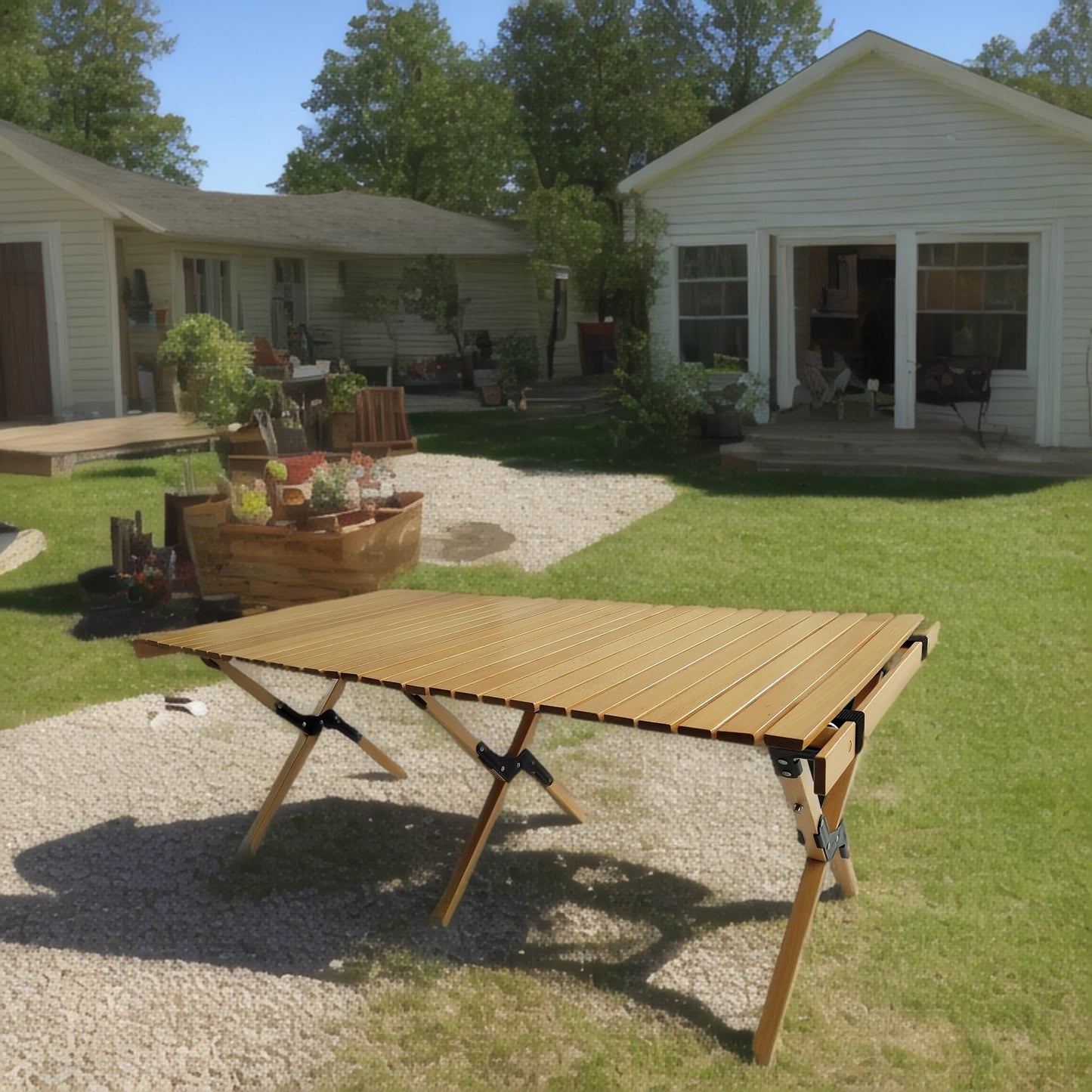 Multi-Function Foldable and Portable , Indoor and outdoor universal ,Natural - Discount Msrp