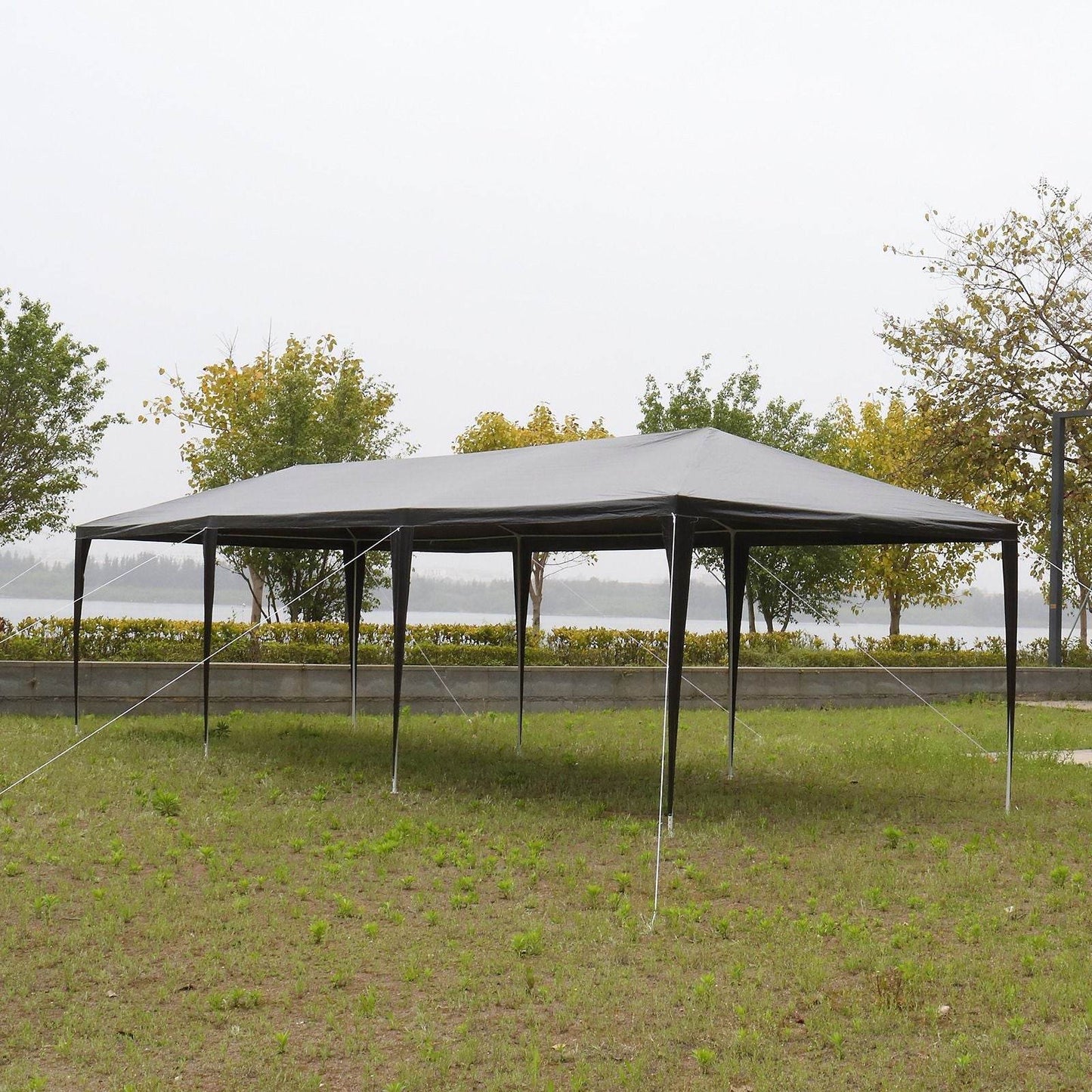 1 Set of 10'x30' Party Tent Canopy for Outdoor Weddings, Heavy-Duty Waterproof Event Shelter with Removable Sidewalls, Ideal for Parties, Booths, and Gatherings. - Discount Msrp