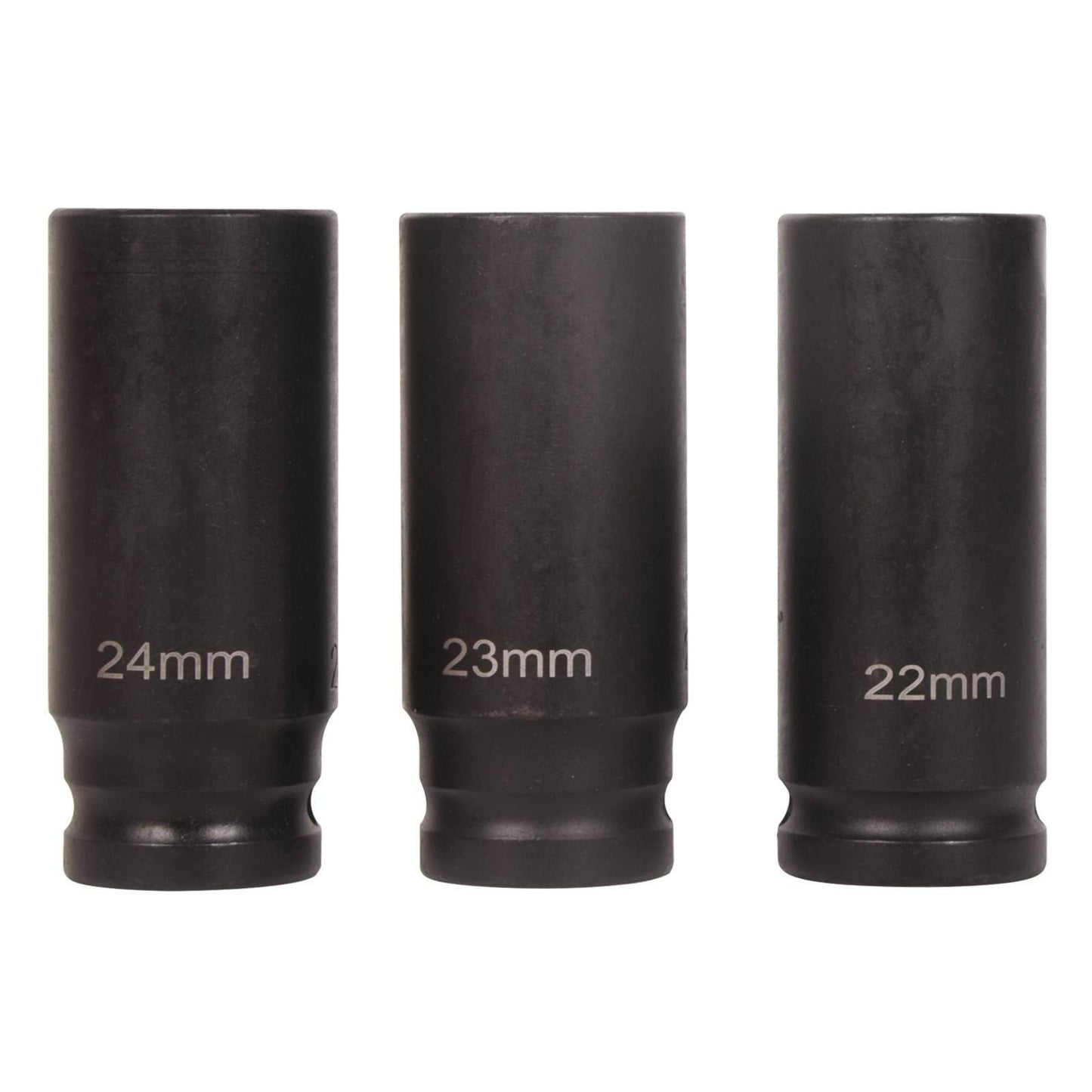 1/2" Drive Deep Impact Socket Set, 20Pcs Socket Set, 3',5',10' Extension Bars,3/8" to 1/2" Universal Joint, for use in all types of automotive or mechanical equipment - Discount Msrp