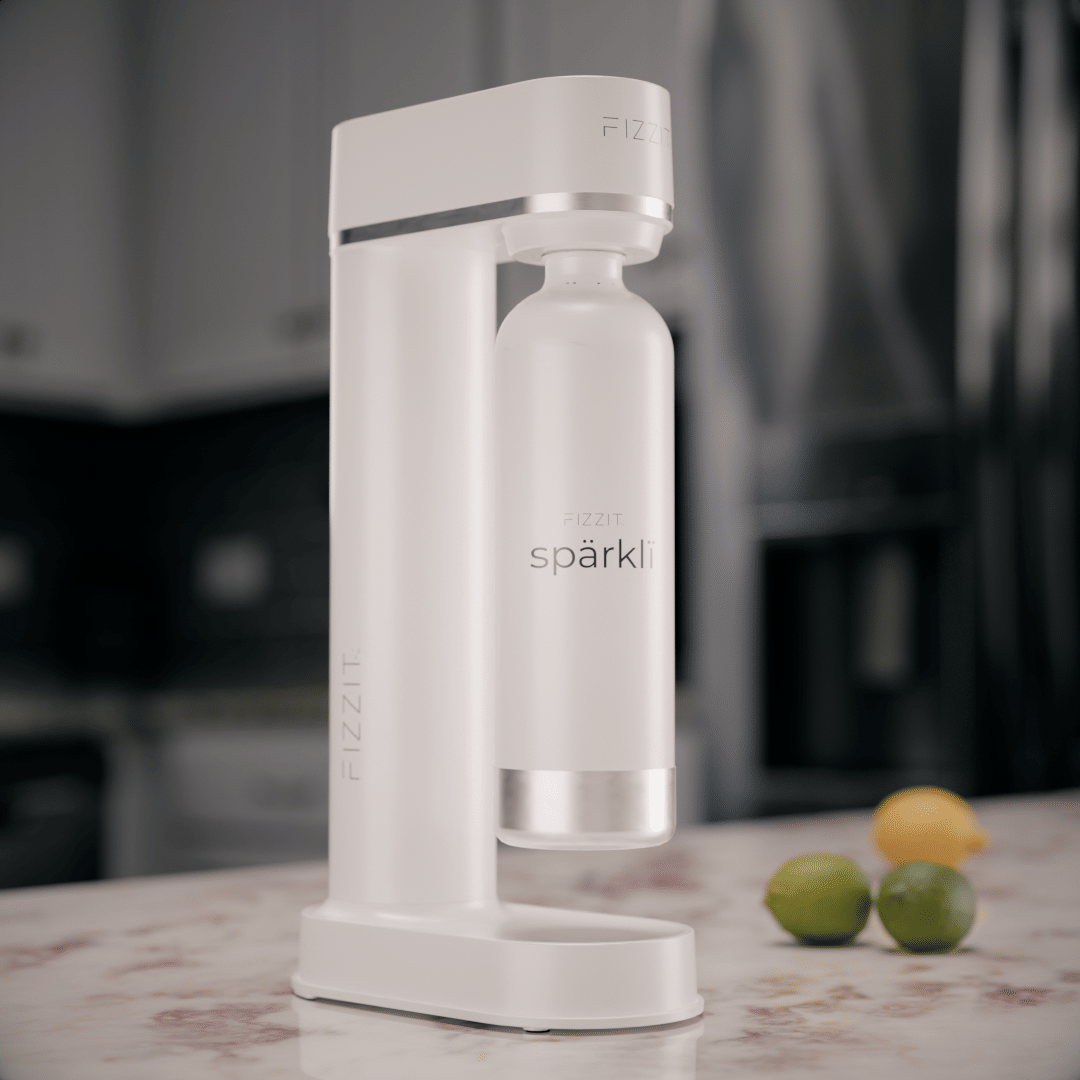 FIZZIT™ Spärklï Carbonated Water Soda Maker with Stainless Steel Bottle – Eco-Friendly, Dishwasher Bottles - Sparkling Water Maker - Discount Msrp