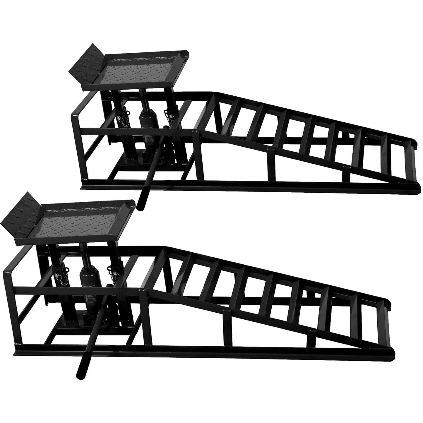 Auto Car Truck Service Ramps Lifts, Garage Car Lift Hydraulic Ramps Black 5 Ton,Automotive Hydraulic Lift Repair Frame Lift(2 Pack) black - Discount Msrp